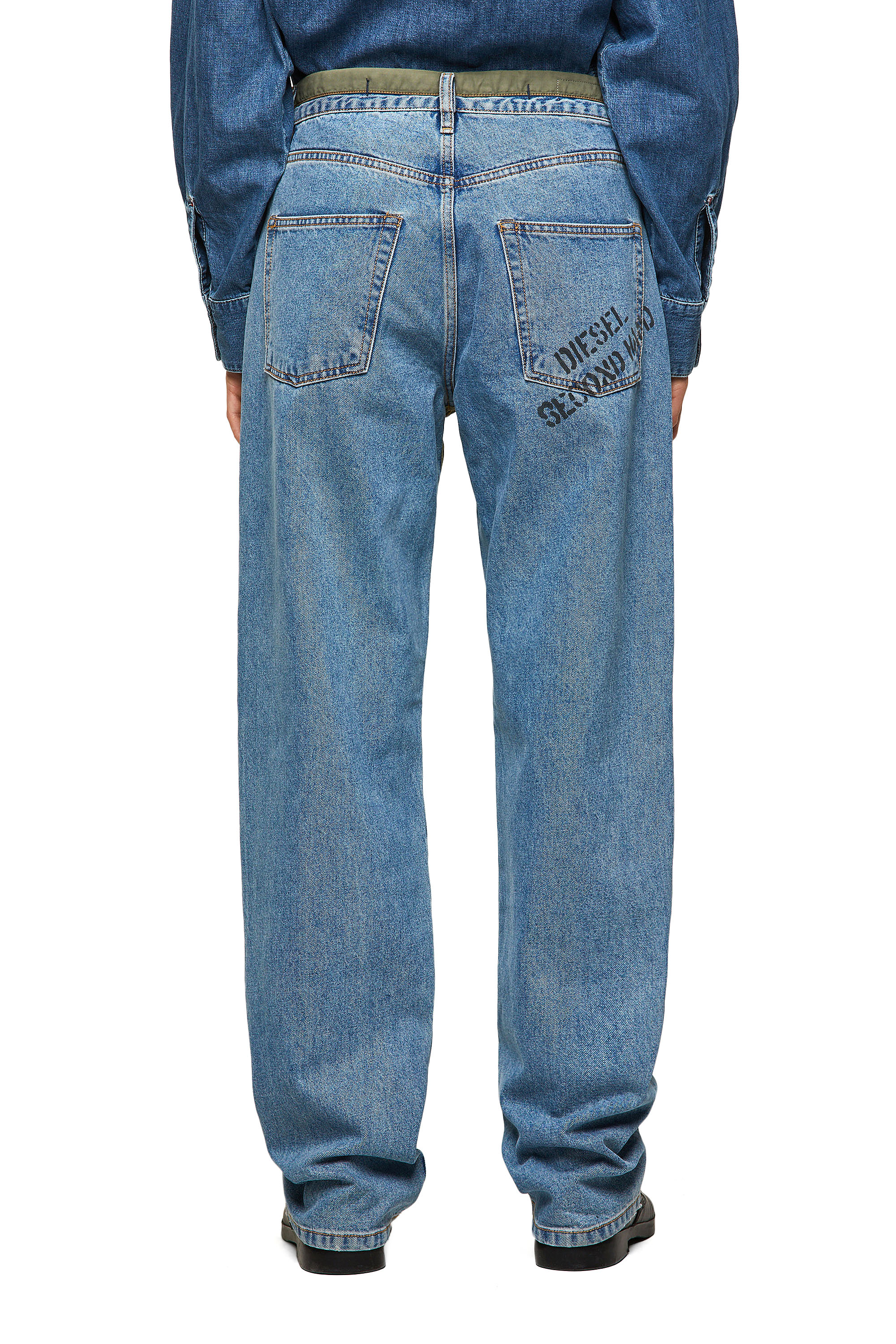 Diesel - DxD-P3 0CBBI Straight Jeans, Hellblau - Image 2
