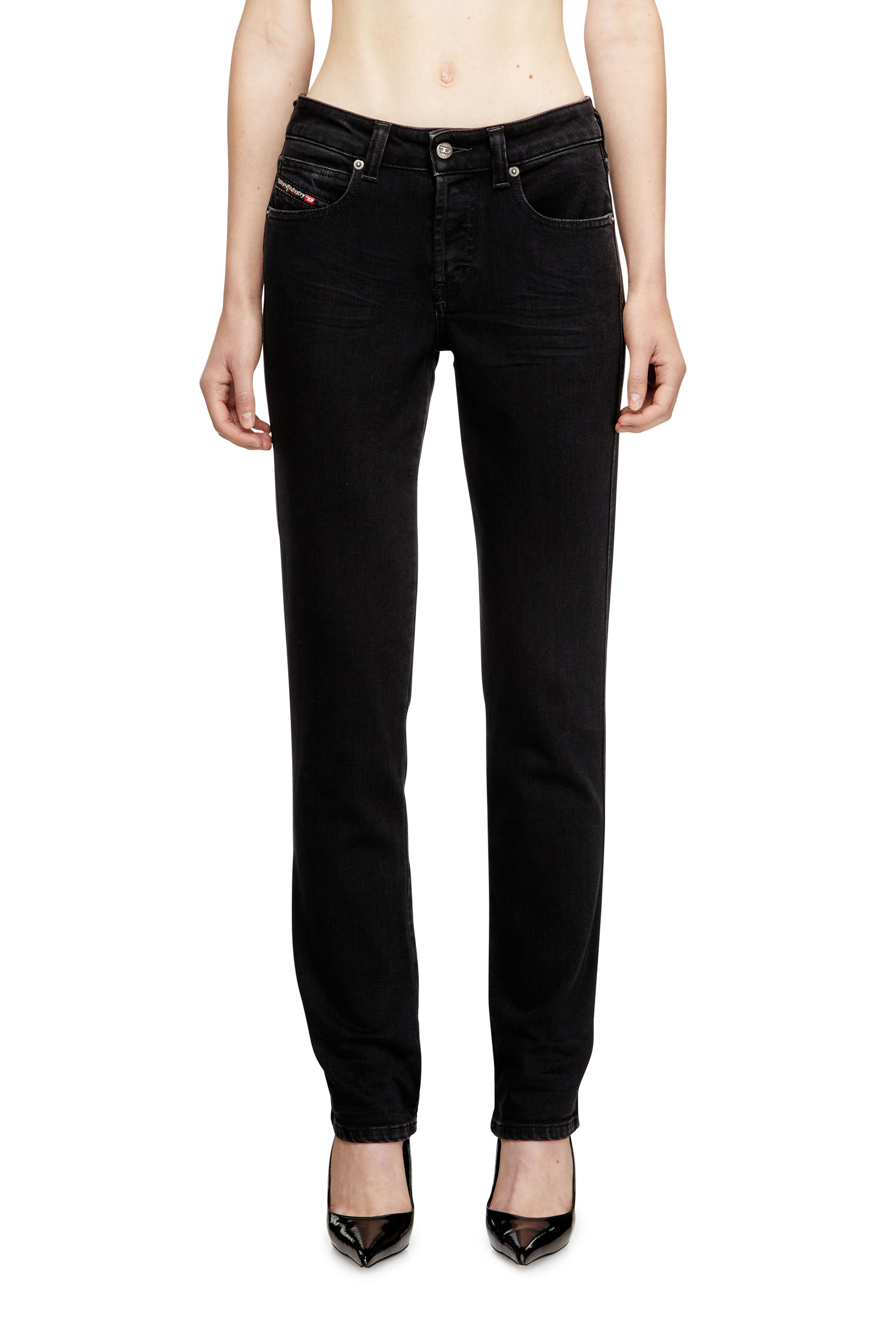Diesel - Damen Slim Jeans 1992 D-Jiann 09N89, Schwarz/Dunkelgrau - 1