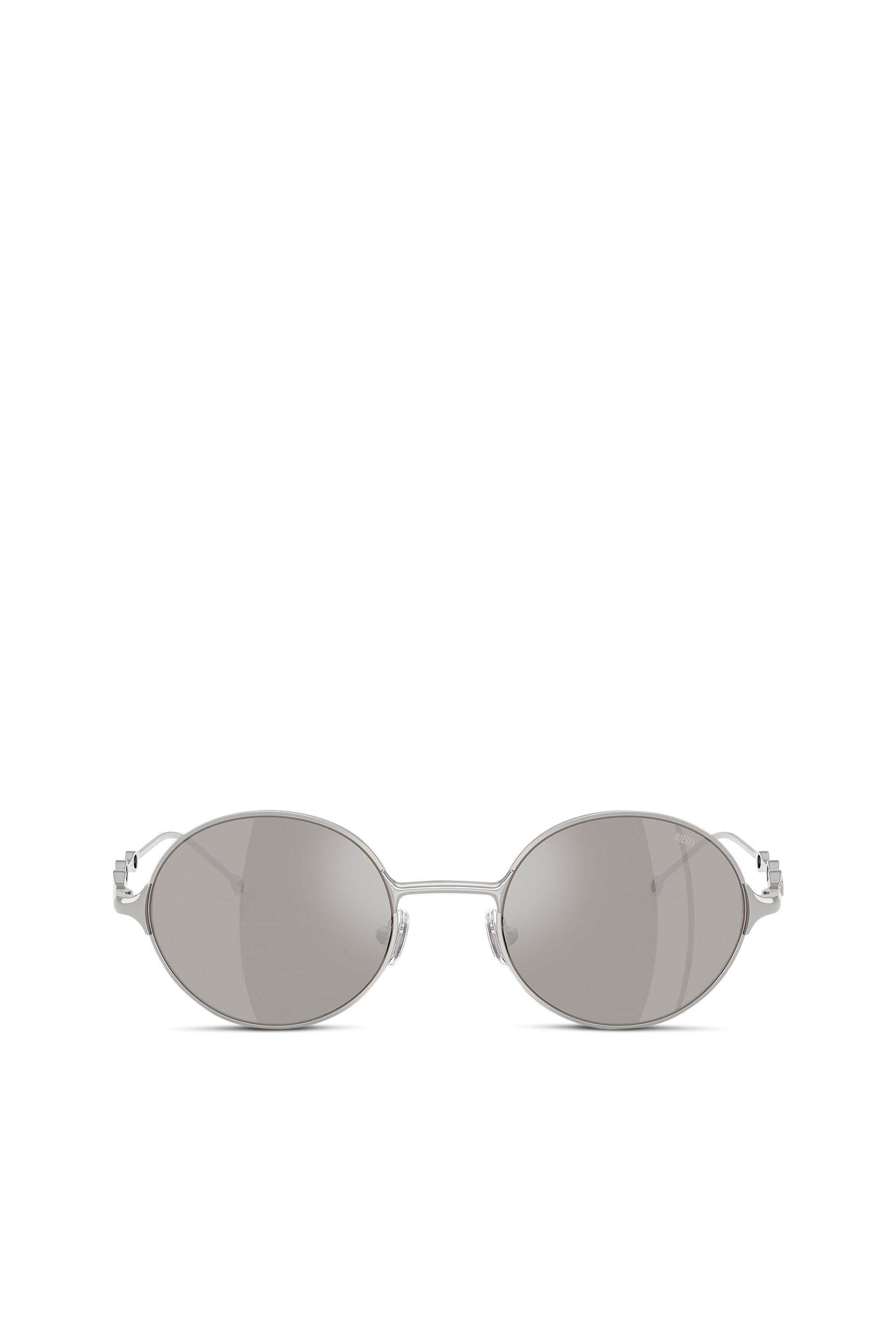 Diesel - 0DL1008, Unisex Quadratische Sonnenbrillen in Silber - 1