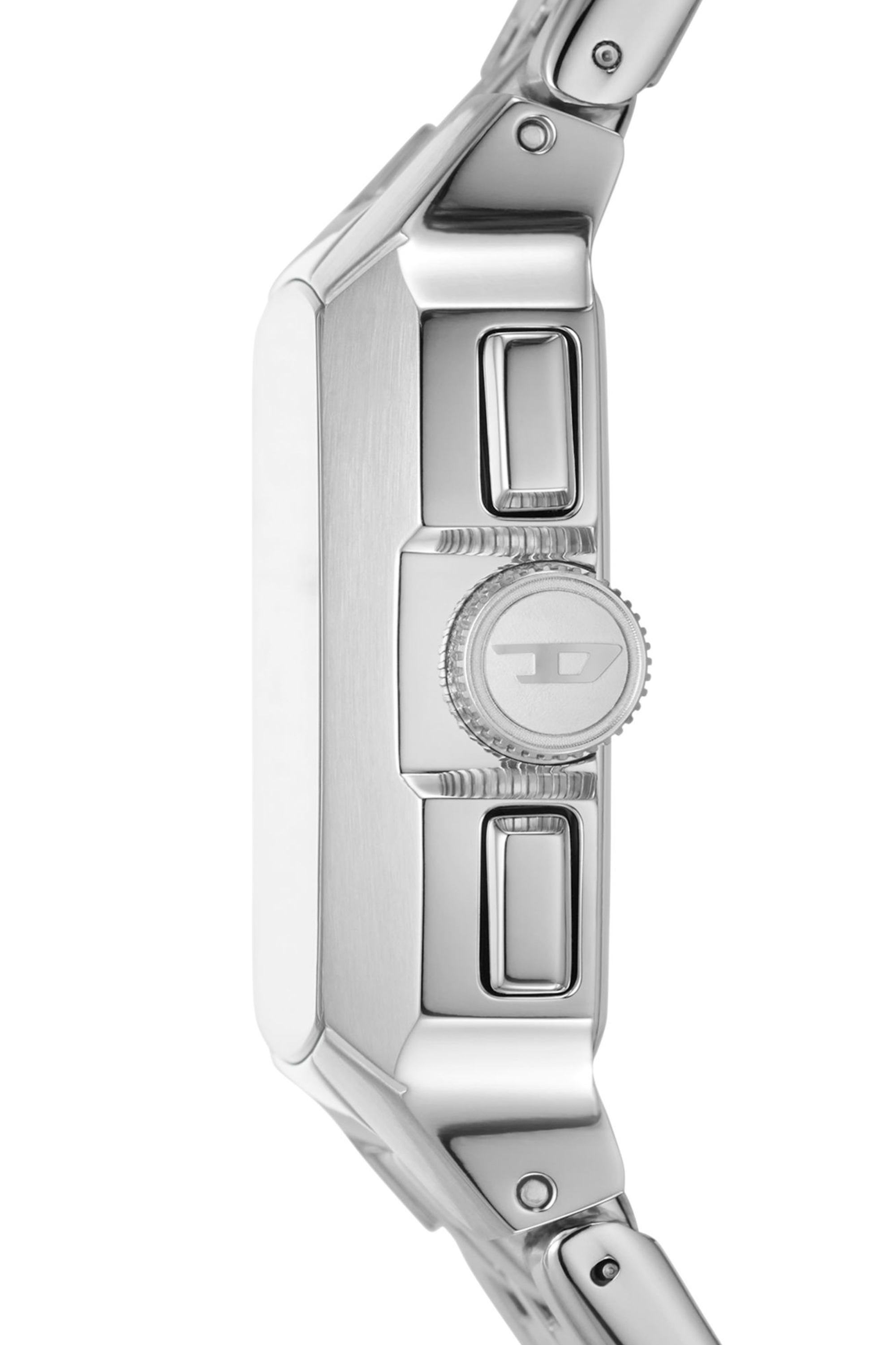 Diesel - DZ4661, Herren Cliffhanger Armbanduhr aus Edelstahl in Silber - 3