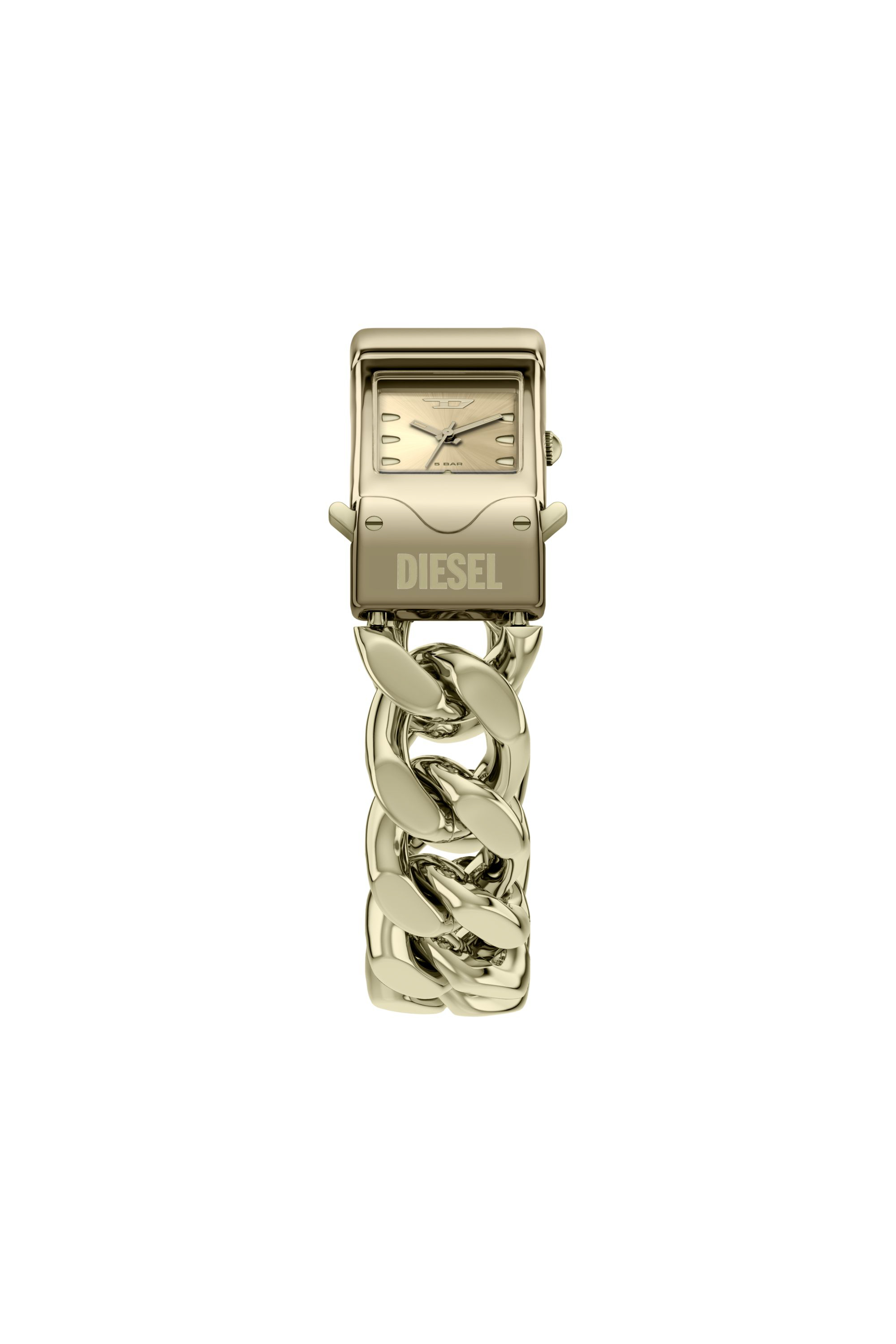 Diesel - DZ2235 WATCH, Herren Closer Drei aus goldfarbenem Edelstahl in Gold - 4