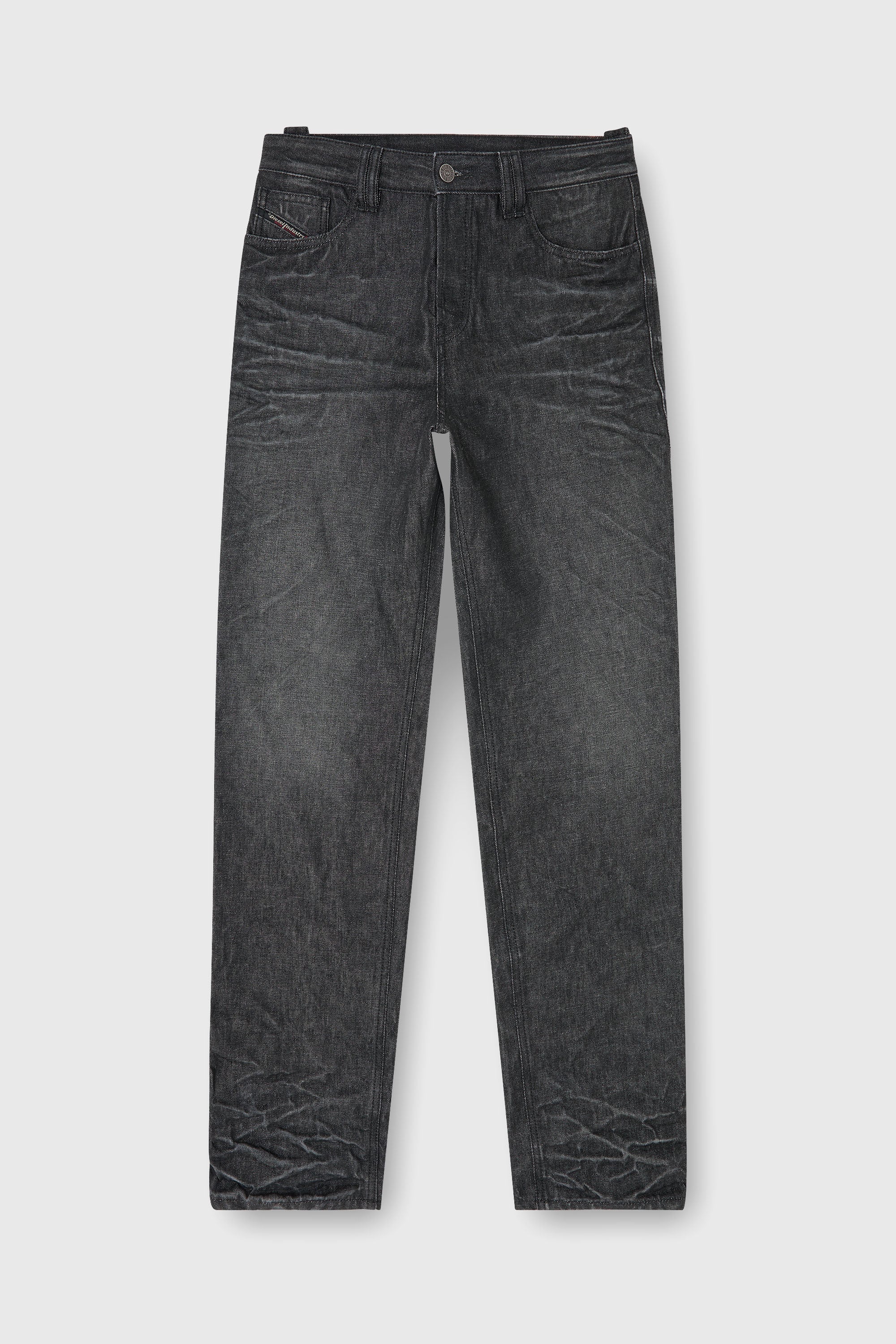 Diesel - Herren Regular Jeans 1991 D-Voeed 09R39, Schwarz/Dunkelgrau - 2