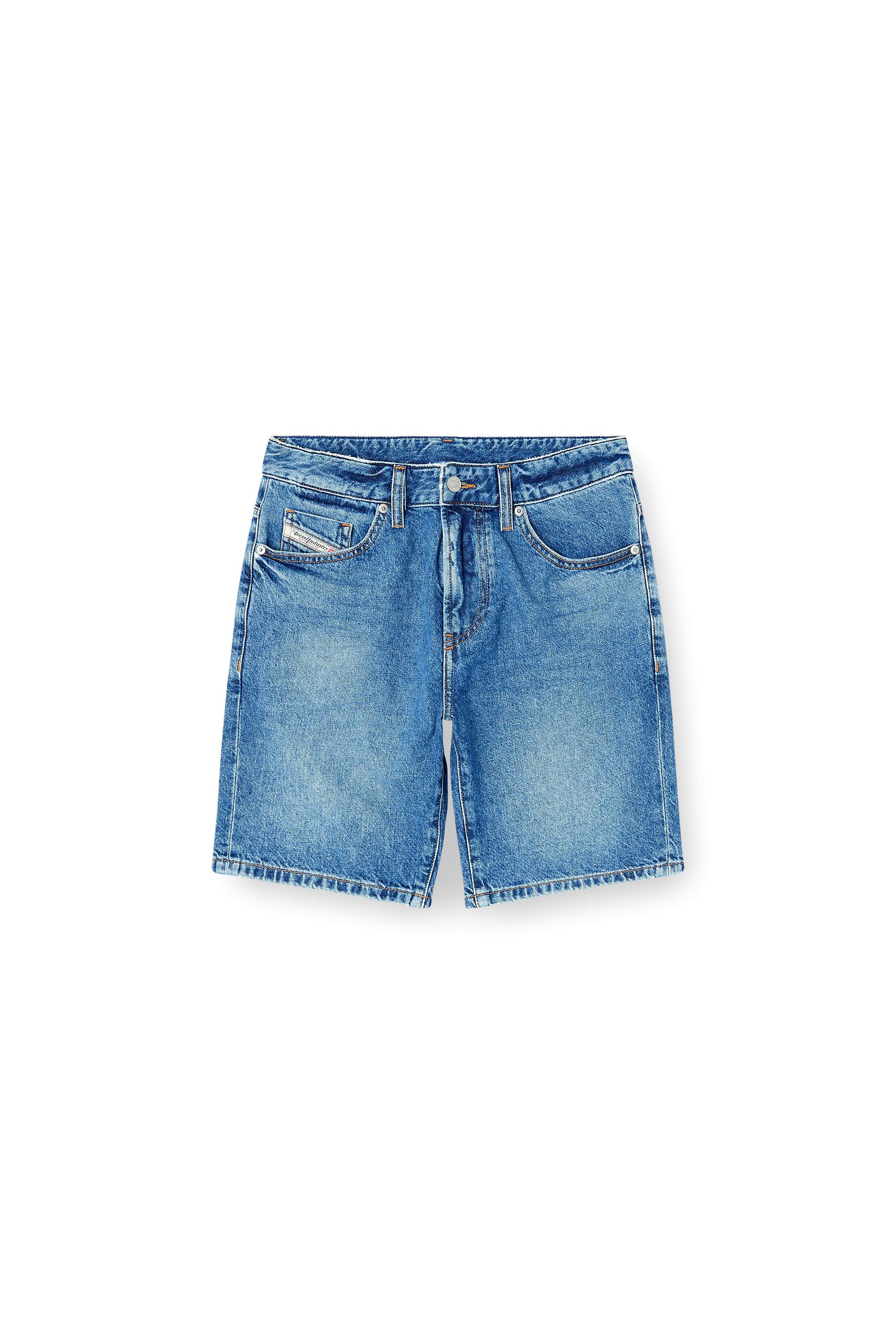 Diesel - D-FIN, Herren Schmale Shorts aus Clean-Wash-Denim in Blau - 3