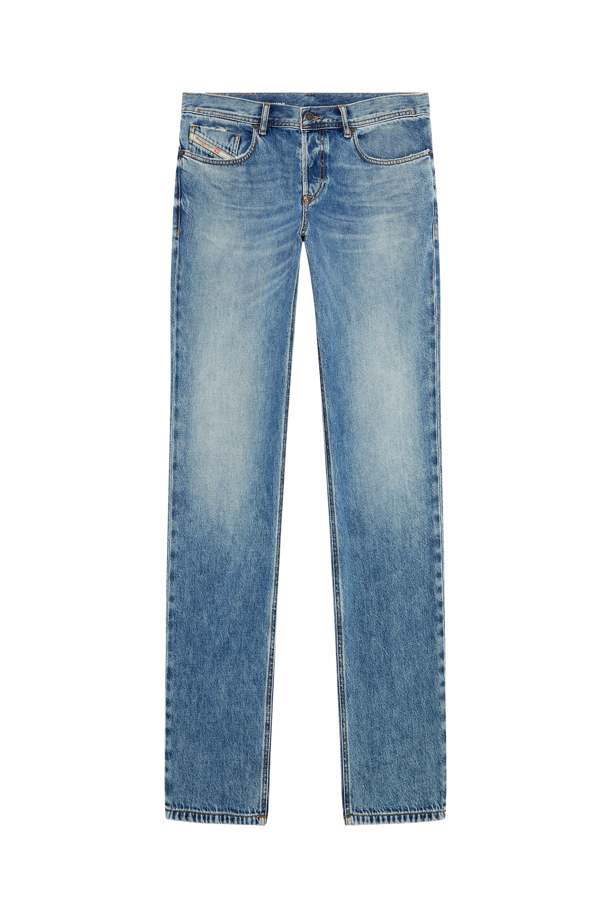 Diesel - Tapered Jeans 2023 D-Finitive 09H95, Mittelblau - Image 6