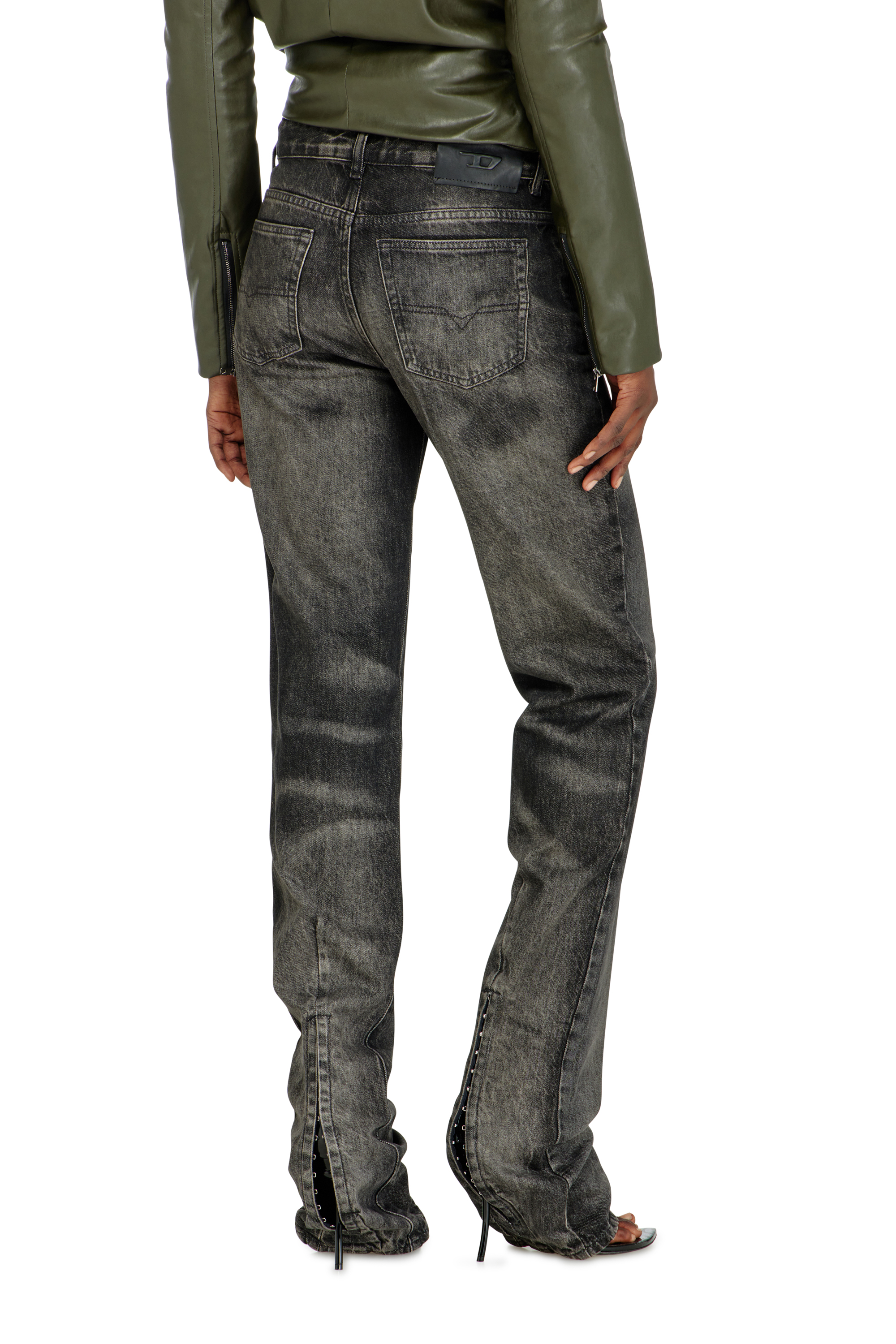 Diesel - Damen Regular Jeans D-Heel 09R33, Schwarz/Dunkelgrau - 4