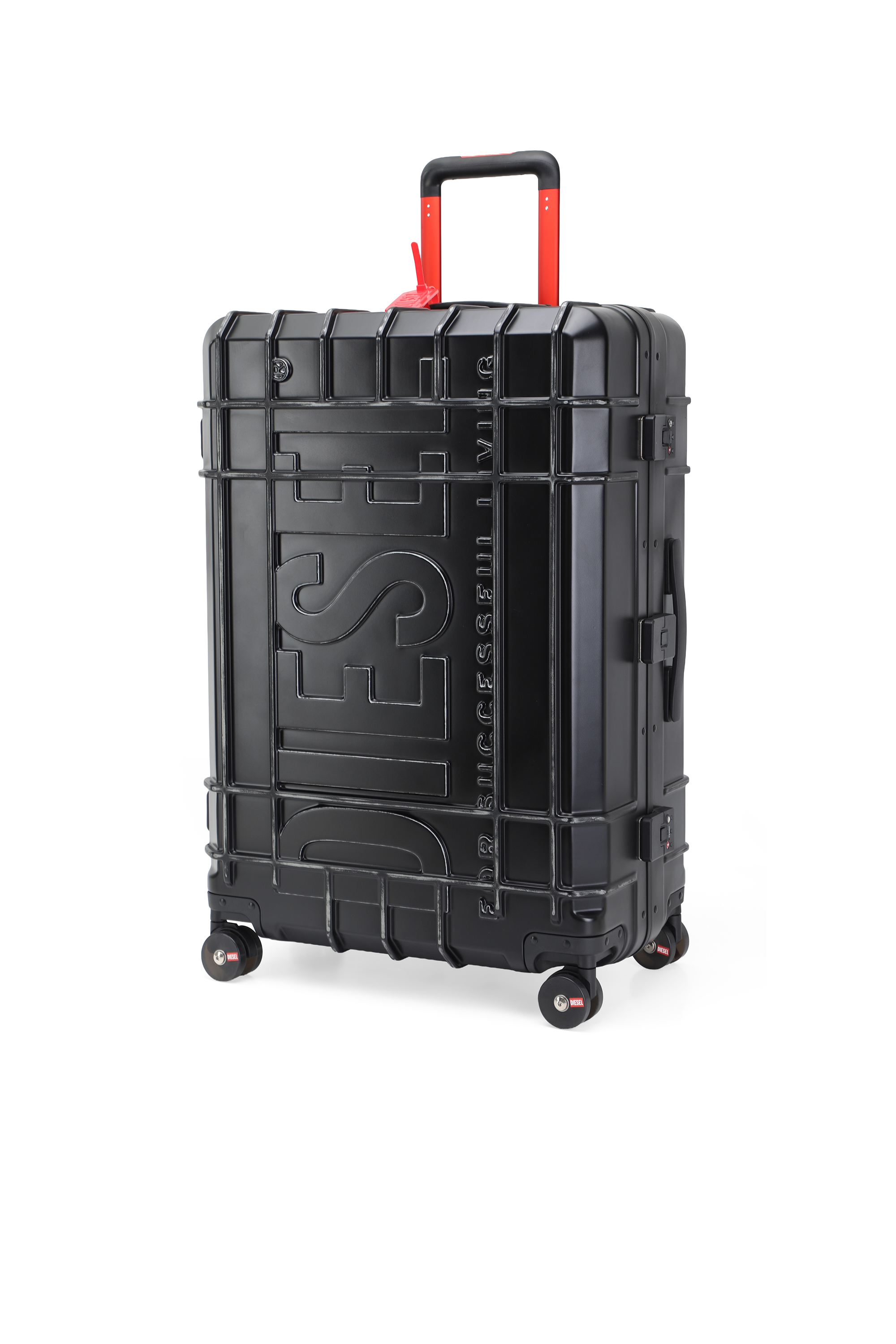Diesel - DIESEL PC STRONG IMAGE TROLLEY- DSL003, Unisex Robuster 28"-Handgep&auml;ckkoffer in Schwarz - 5