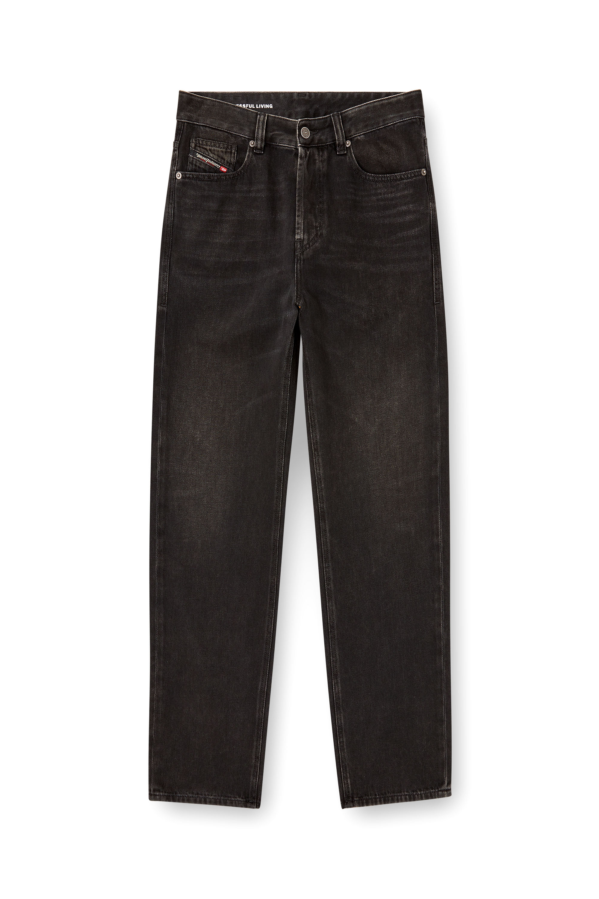 Diesel - Herren Regular Jeans 2024 D-Macs 09J96, Schwarz/Dunkelgrau - 3