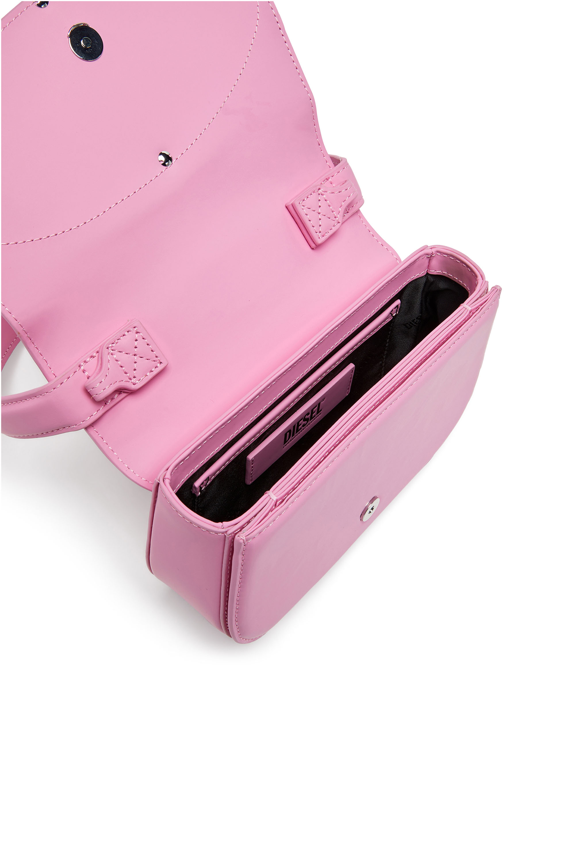 Diesel - 1DR, Woman 1DR-Iconic shoulder bag in matte leather in Pink - Image 4