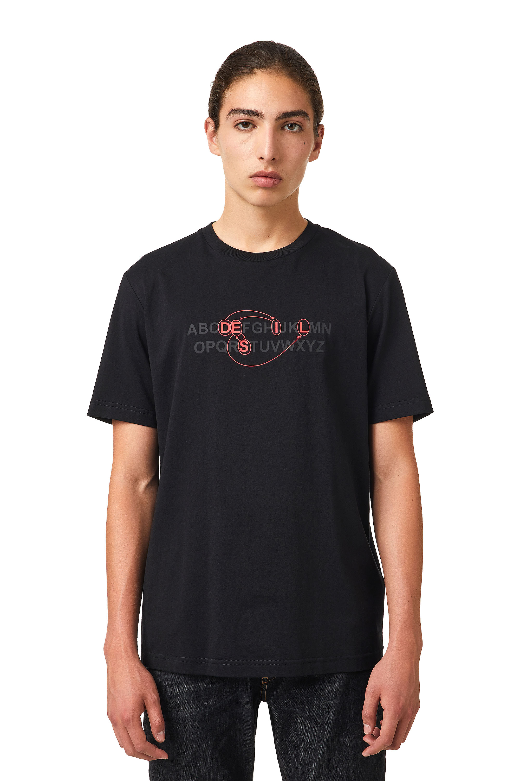 T-JUST-B76, Schwarz - T-Shirts
