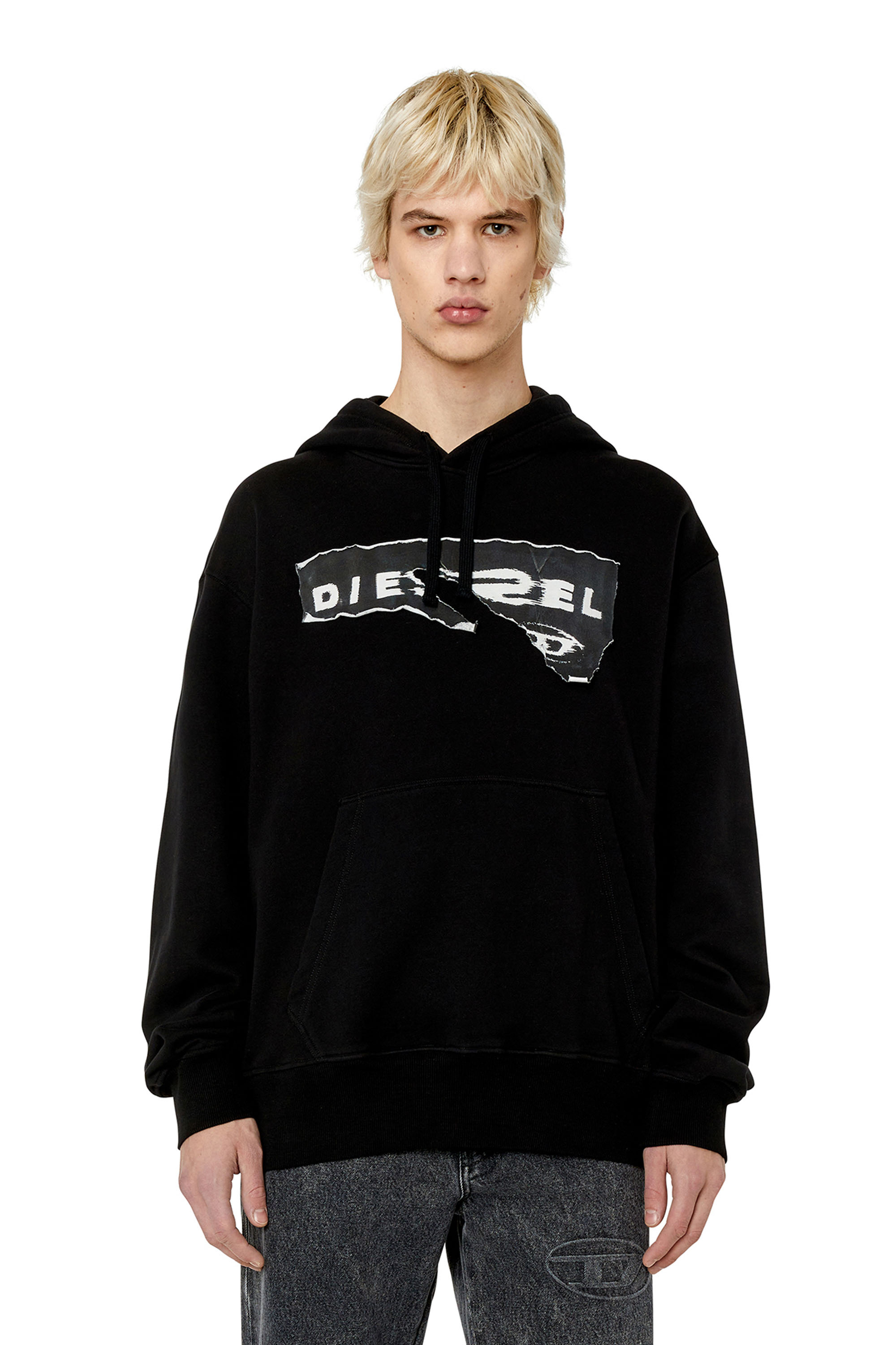 Diesel - S-MACS-HOOD-POFF, Schwarz - Image 1