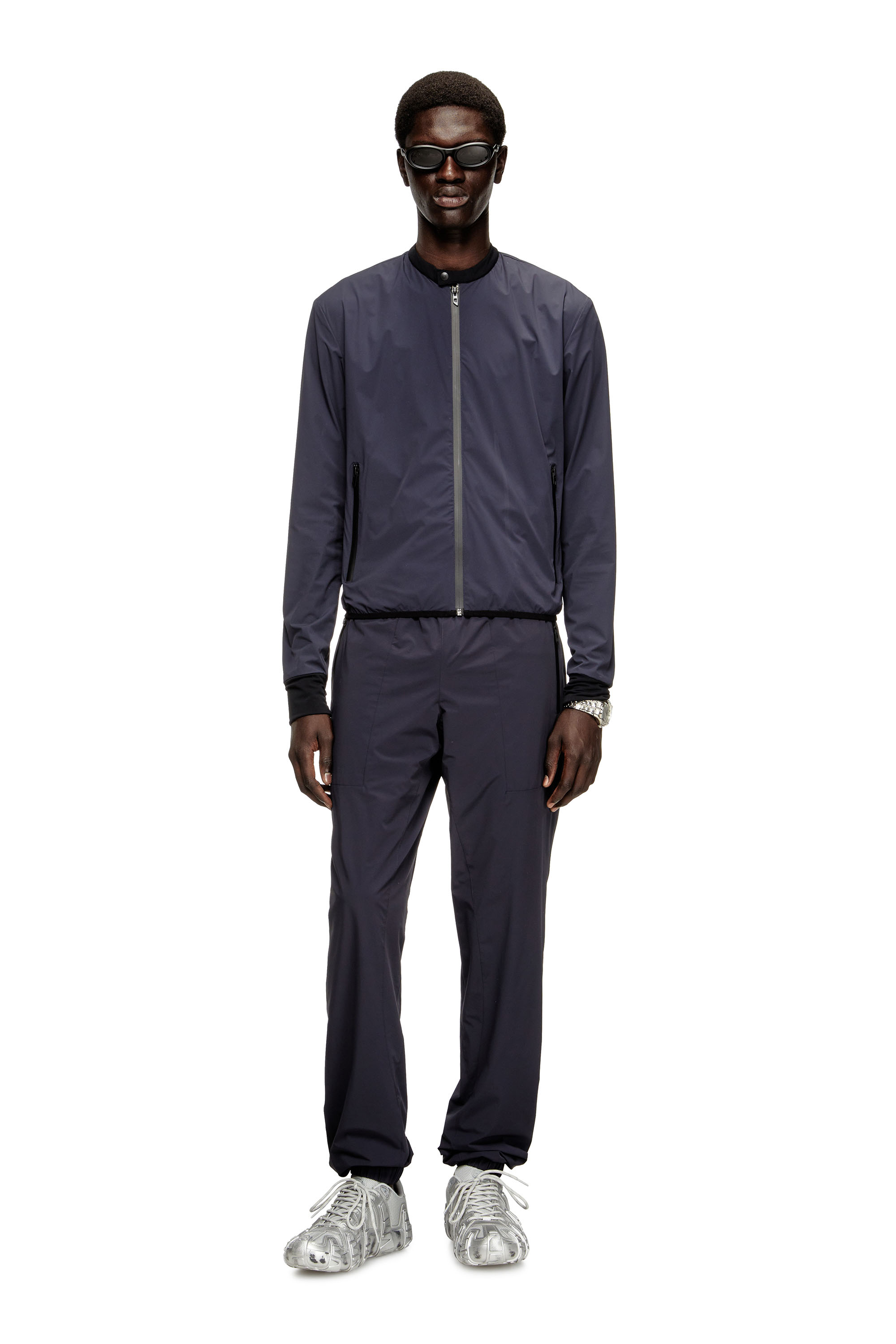 Diesel - P-ARDO-LONG, Herren Hose aus Bi-Stretch-Nylon in Dunkelblau - 2