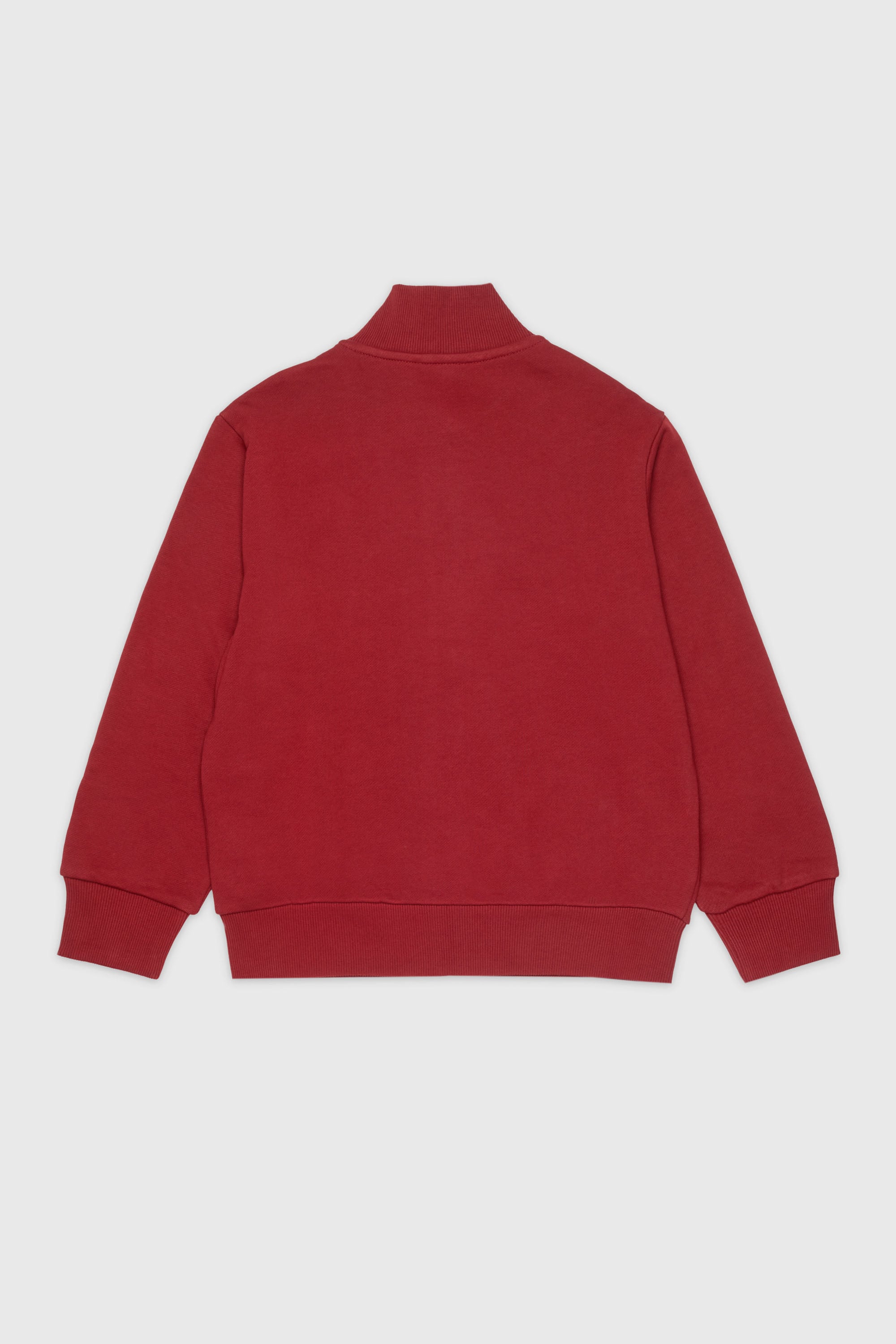 Diesel - SCIRCLEZIP OVER, Herren Baumwoll-Sweatshirt mit Logo-Print in Rot - 2
