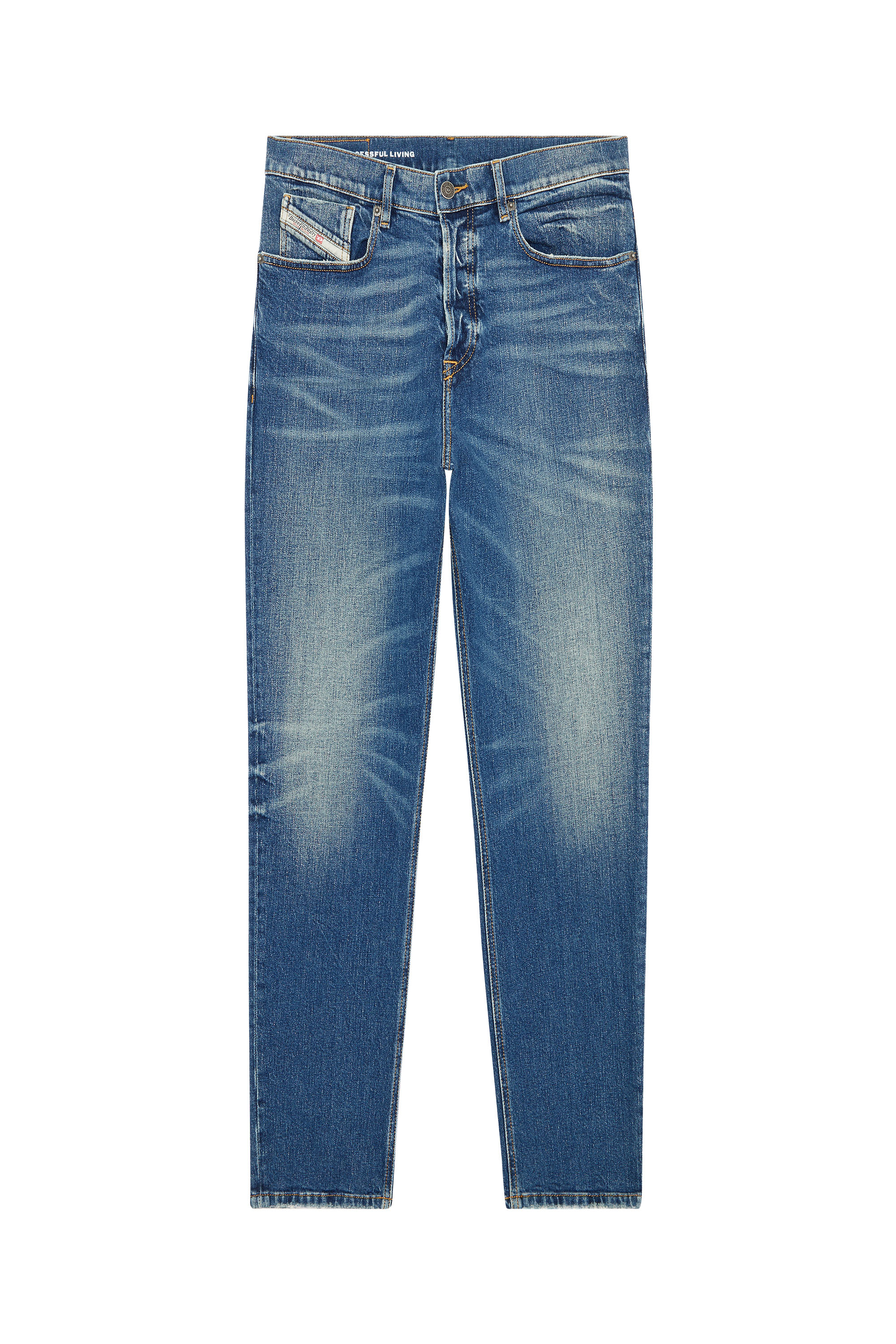 Diesel - Tapered Jeans 2005 D-Fining 007L1, Mittelblau - Image 5