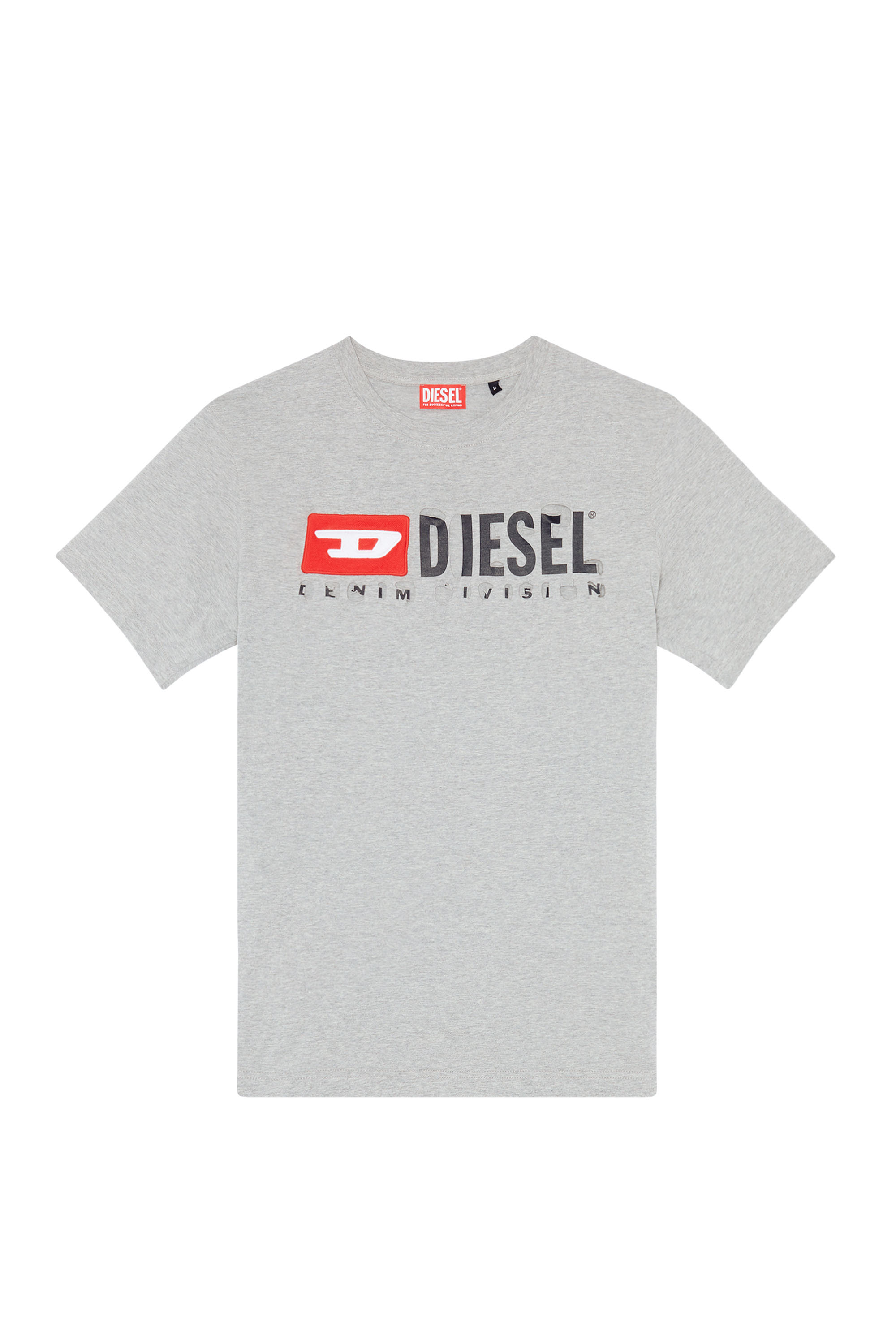Diesel - T-JUST-DIVSTROYED, Hellgrau - Image 5