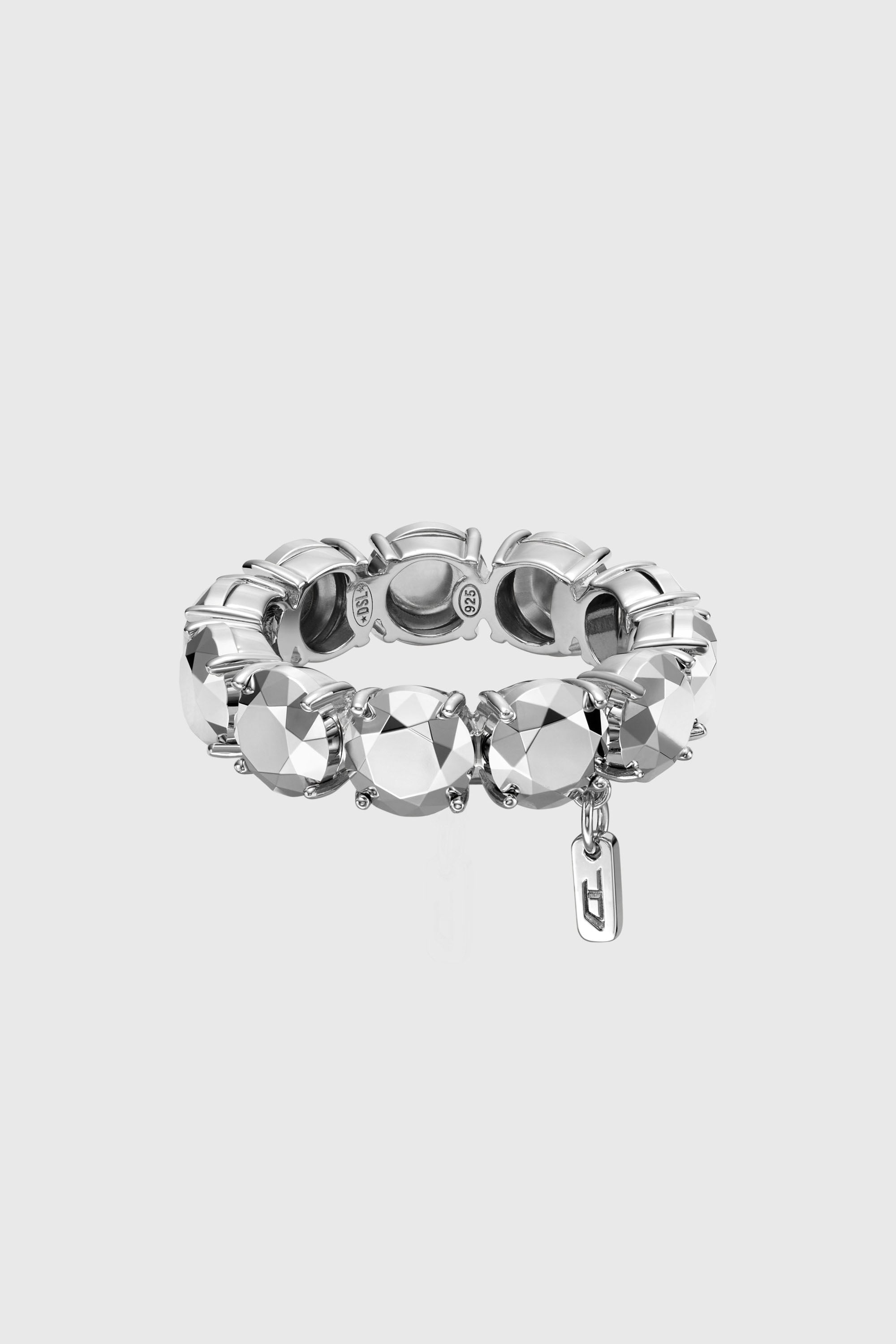 Diesel - DL1359040 STERLING SILVER JEWEL, Unisex Bandring aus Sterlingsilber in Silber - 2