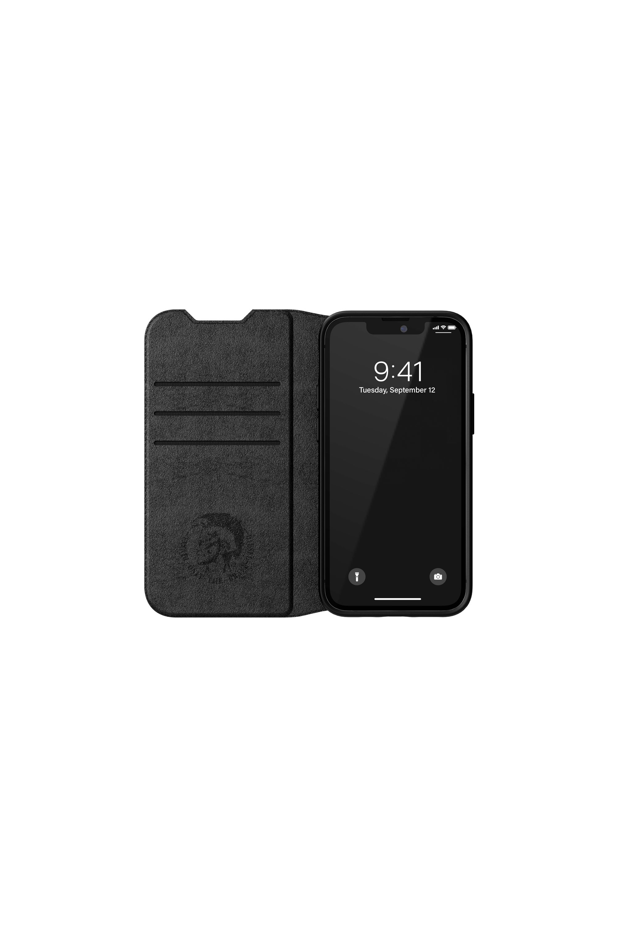 Diesel - 47158 BOOKLET CASE, Unisex Booklet Case für iPhone 13/13 Pro in Schwarz - 4