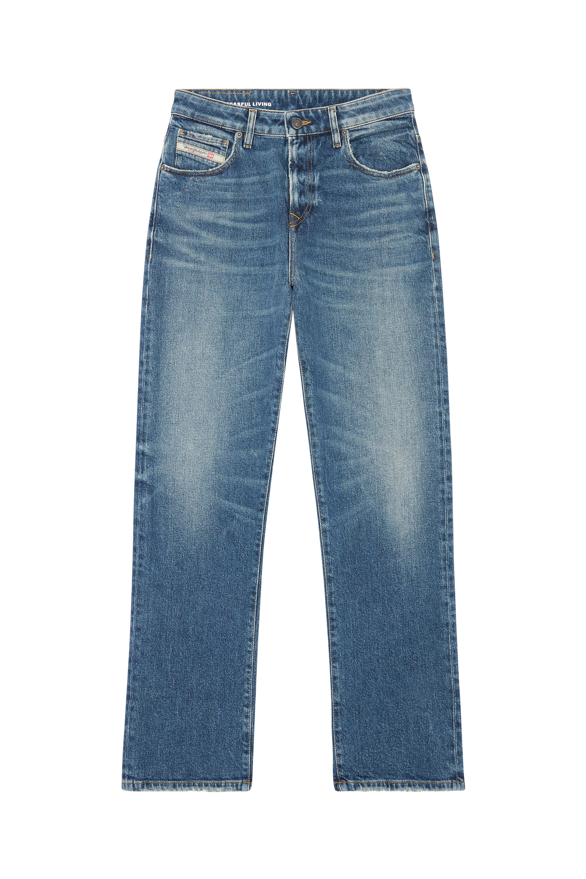 1999 007L1 Straight Jeans, Mittelblau - Jeans