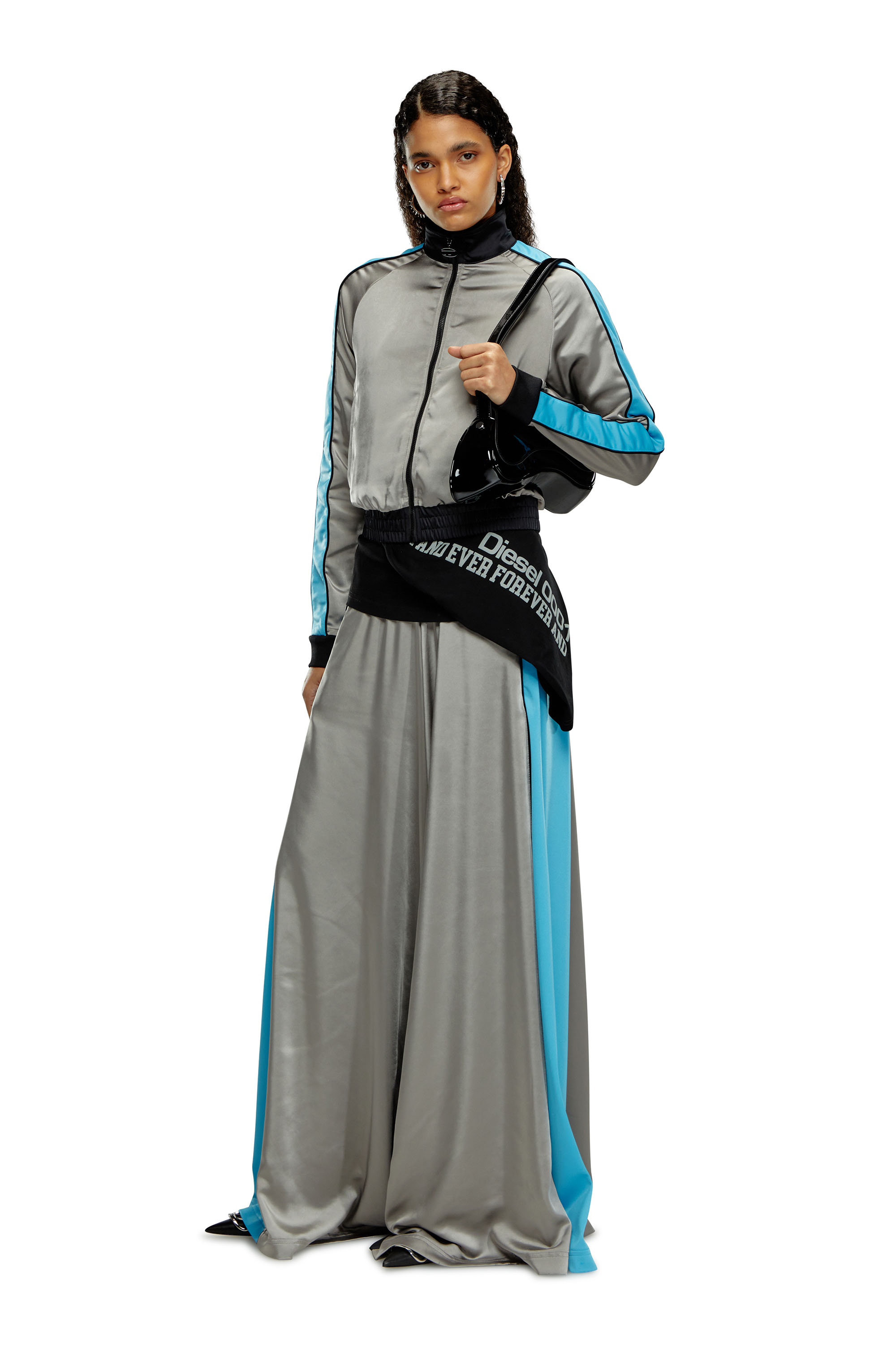 Diesel - PLAY CROSSBODY, Damen Play-Glänzende Crossbody-Tasche in Schwarz - 6