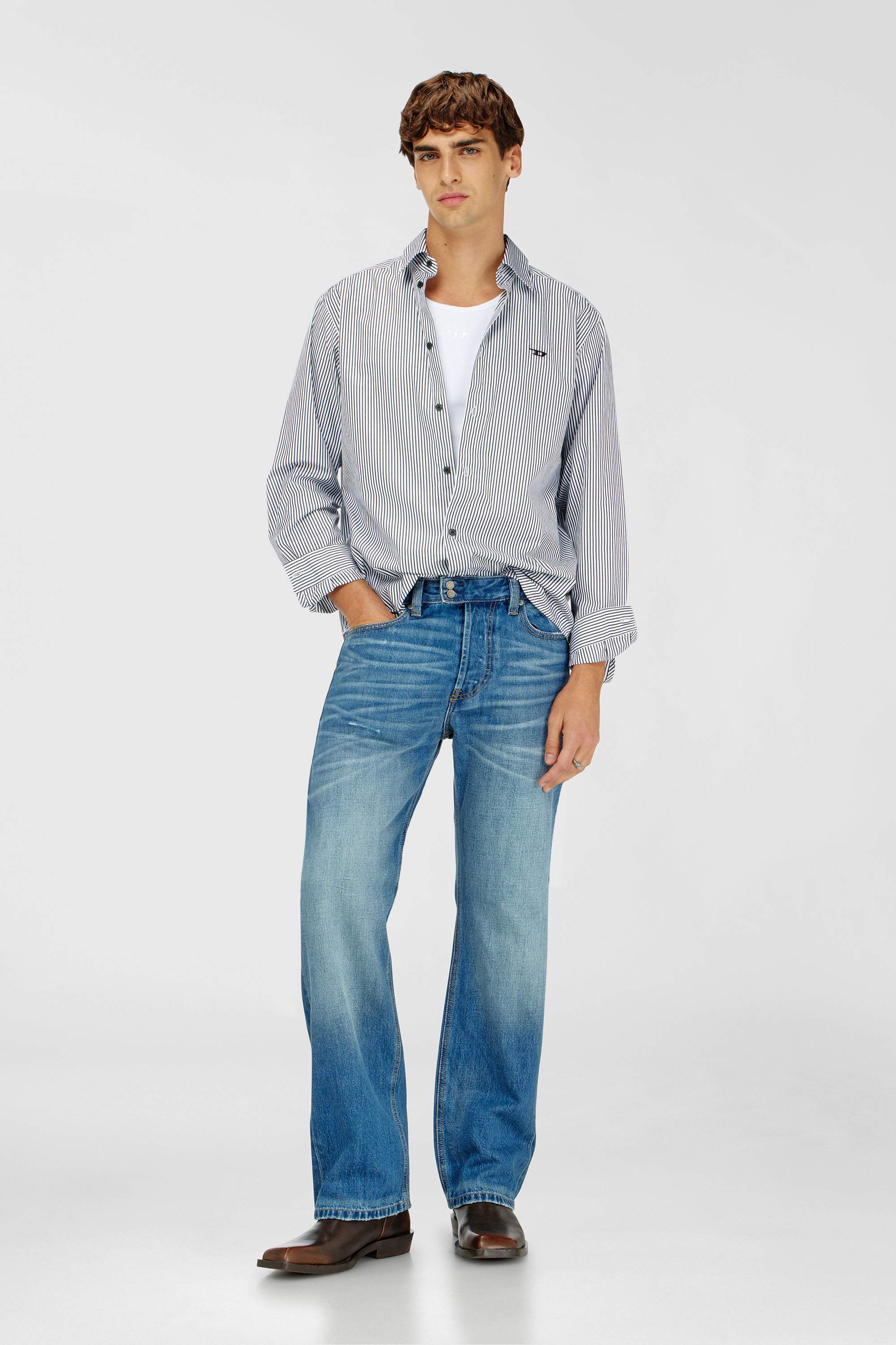 Diesel - Herren Relaxed Jeans 1980 D-Eeper 0DLDC, Mittelblau - 1