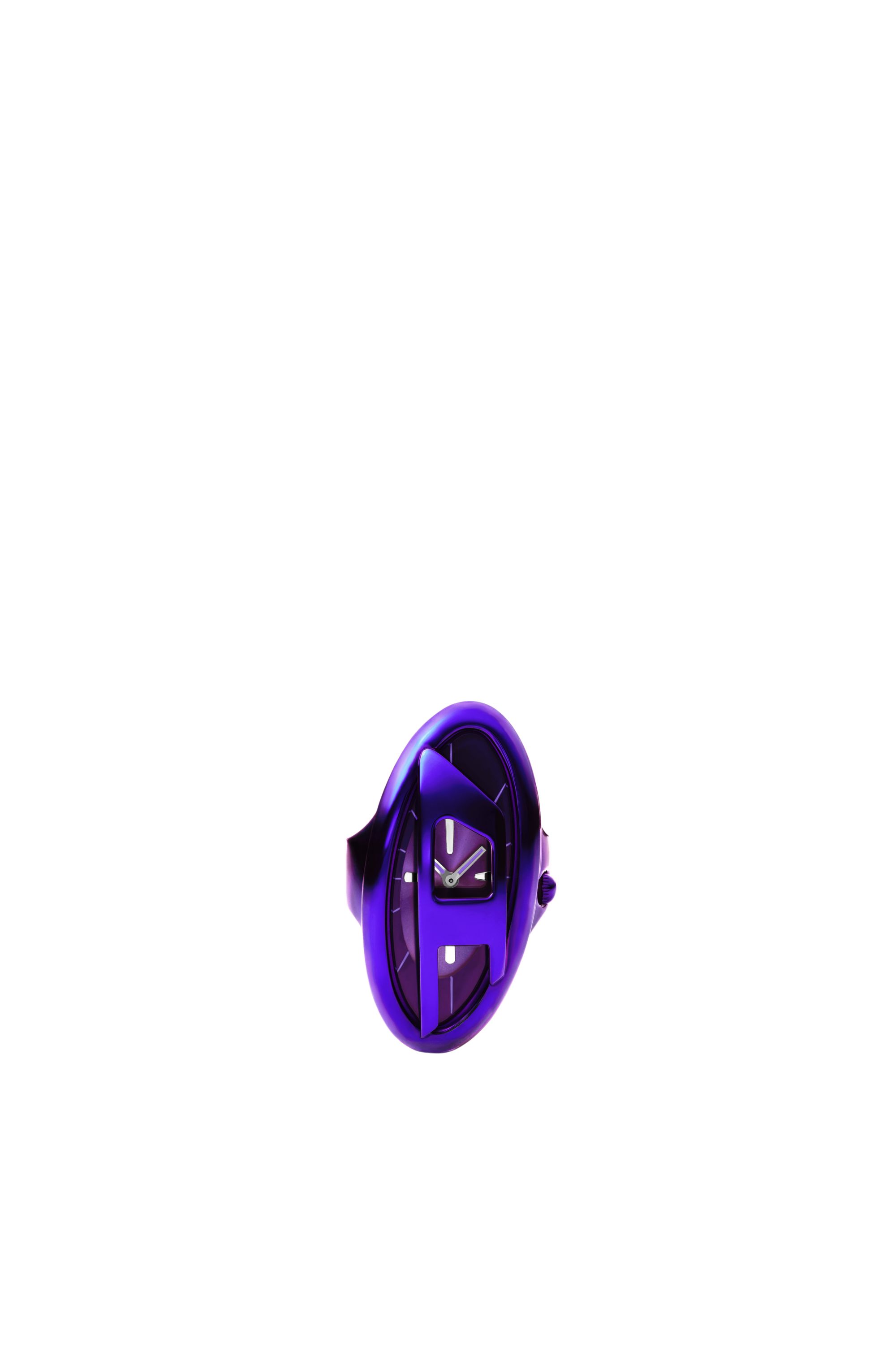 Diesel - DZ5624 WATCH, Damen D-Era Lila Edelstahl Ringuhr in Blau - 2