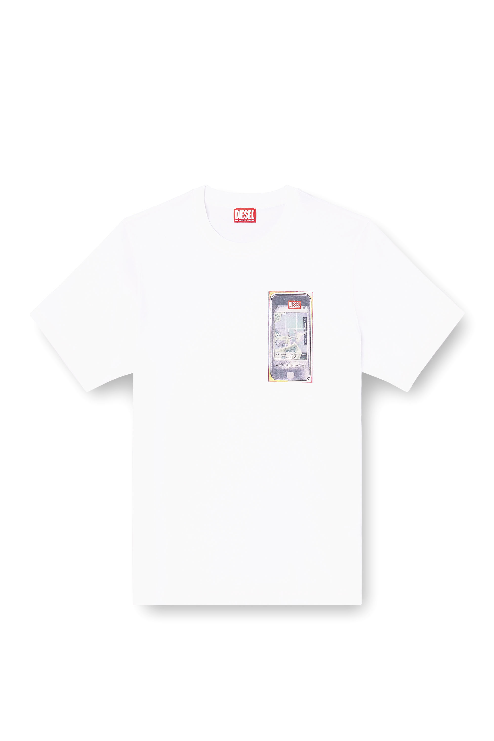 Diesel - T-ADJUST-V1, Herren Reguläres Baumwoll-T-Shirt mit Digitaldruck in null - 3