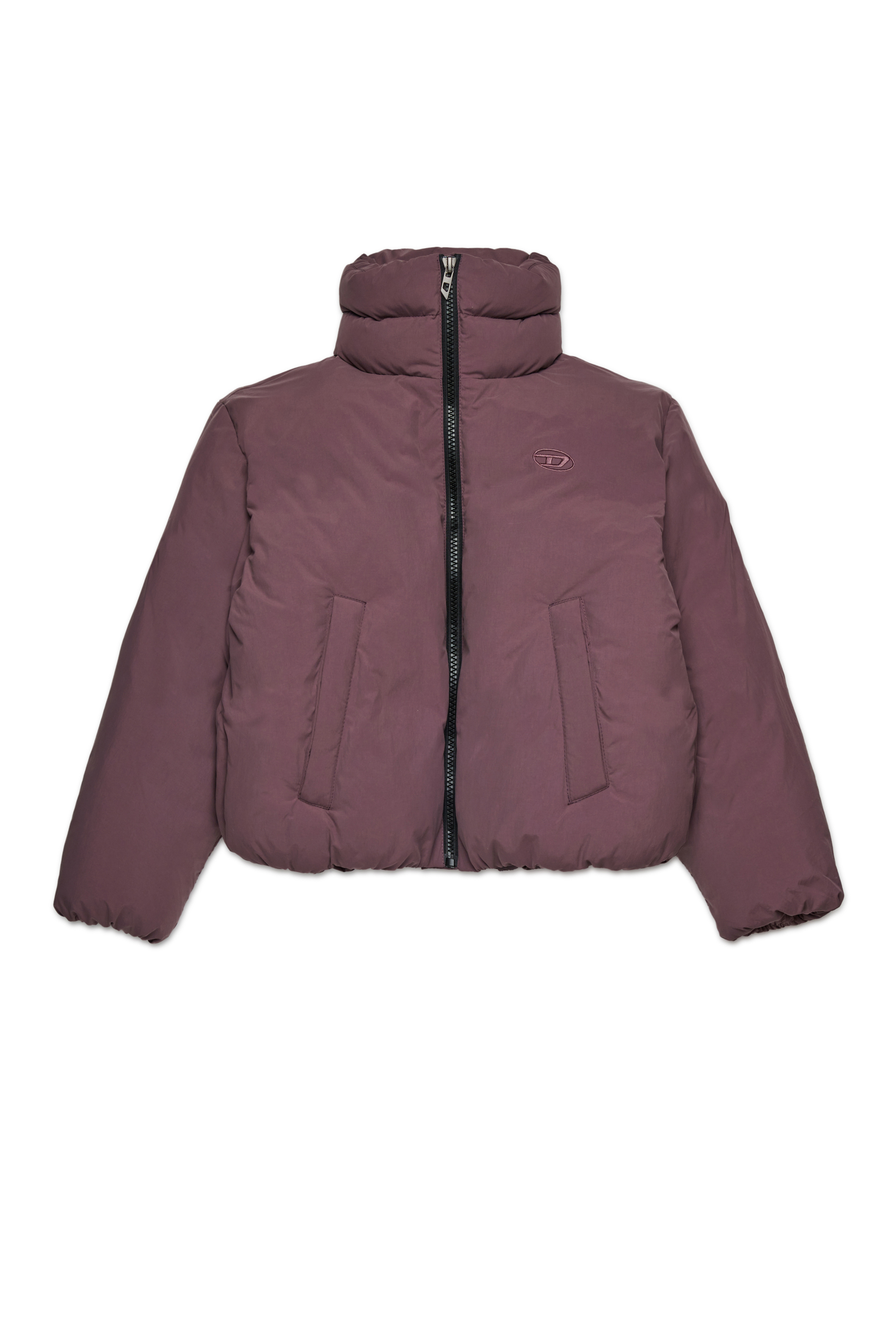 Diesel - JWRAVYS, Damen Nylon-Steppjacke mit Reißverschluss in Dunkelviolett - 1