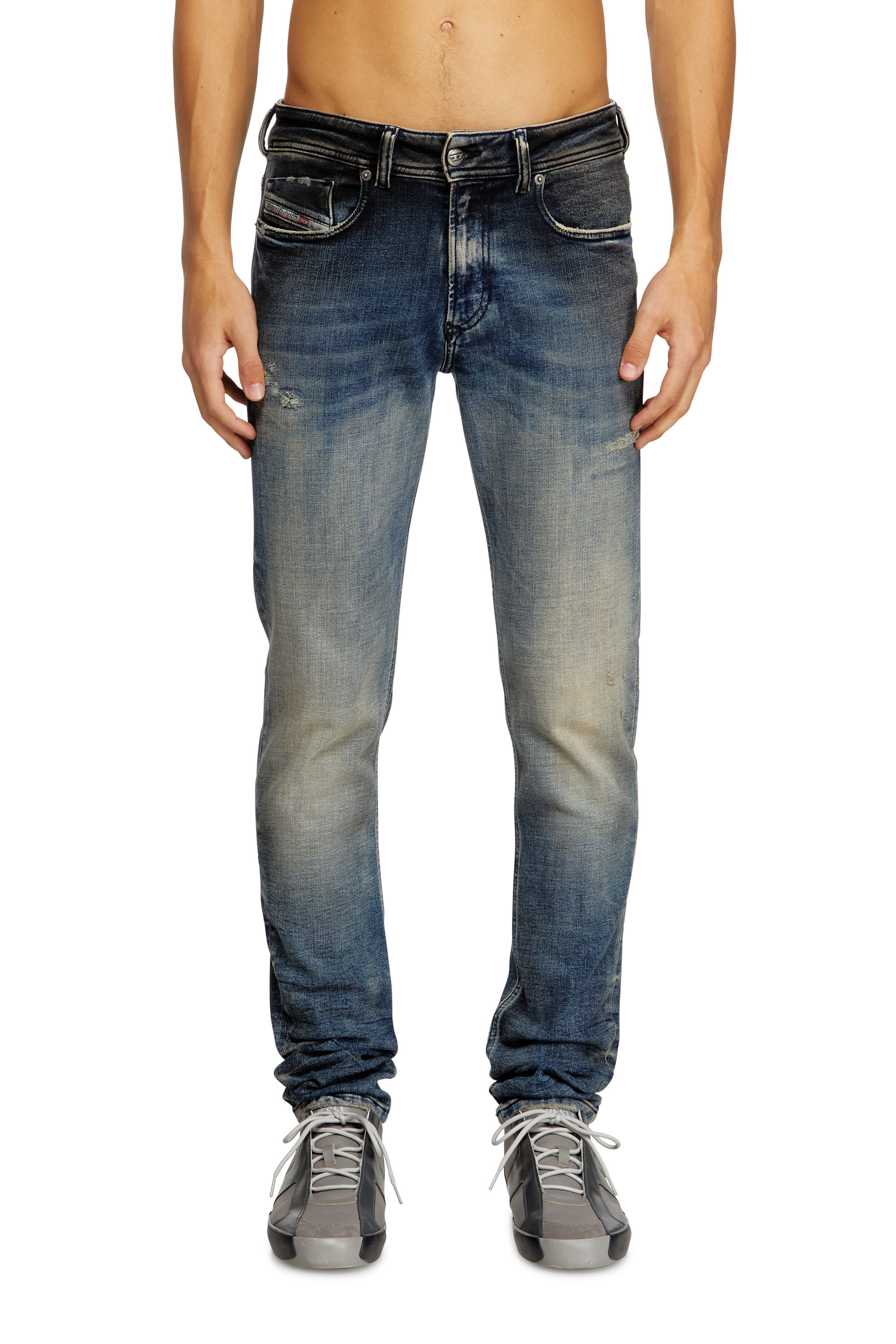 Diesel - Herren Skinny Jeans 1979 Sleenker 09N15, Mittelblau - 1