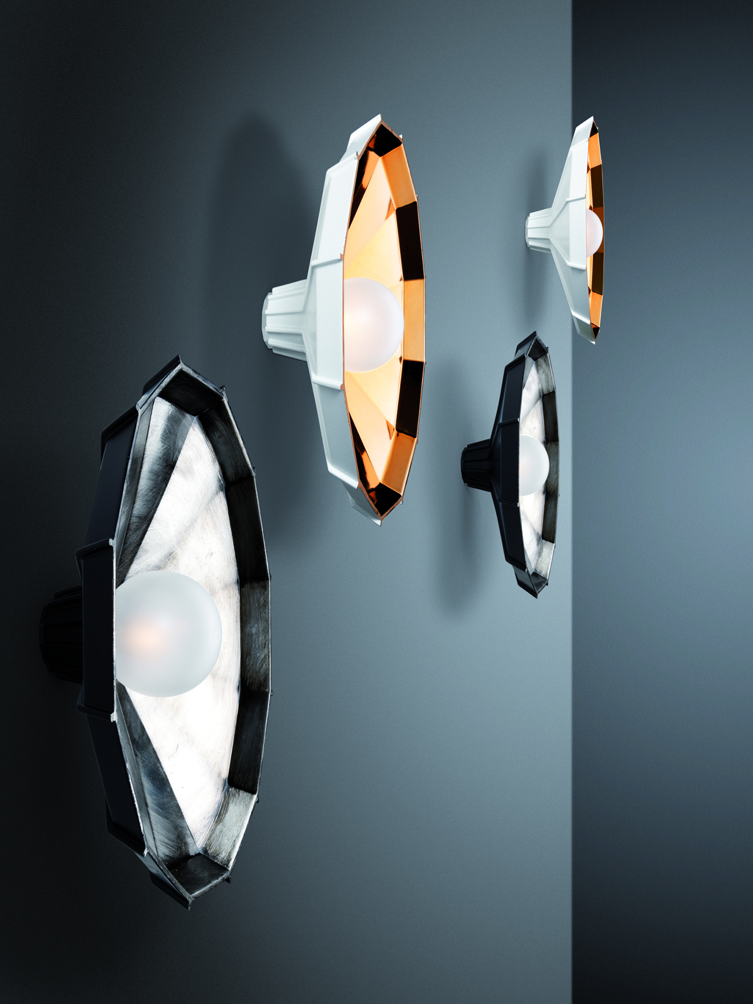 Diesel - MYSTERIO PARETE/SOFF, Unisex Wandbeleuchtung im Vintage-Look in Wei&szlig; - 2