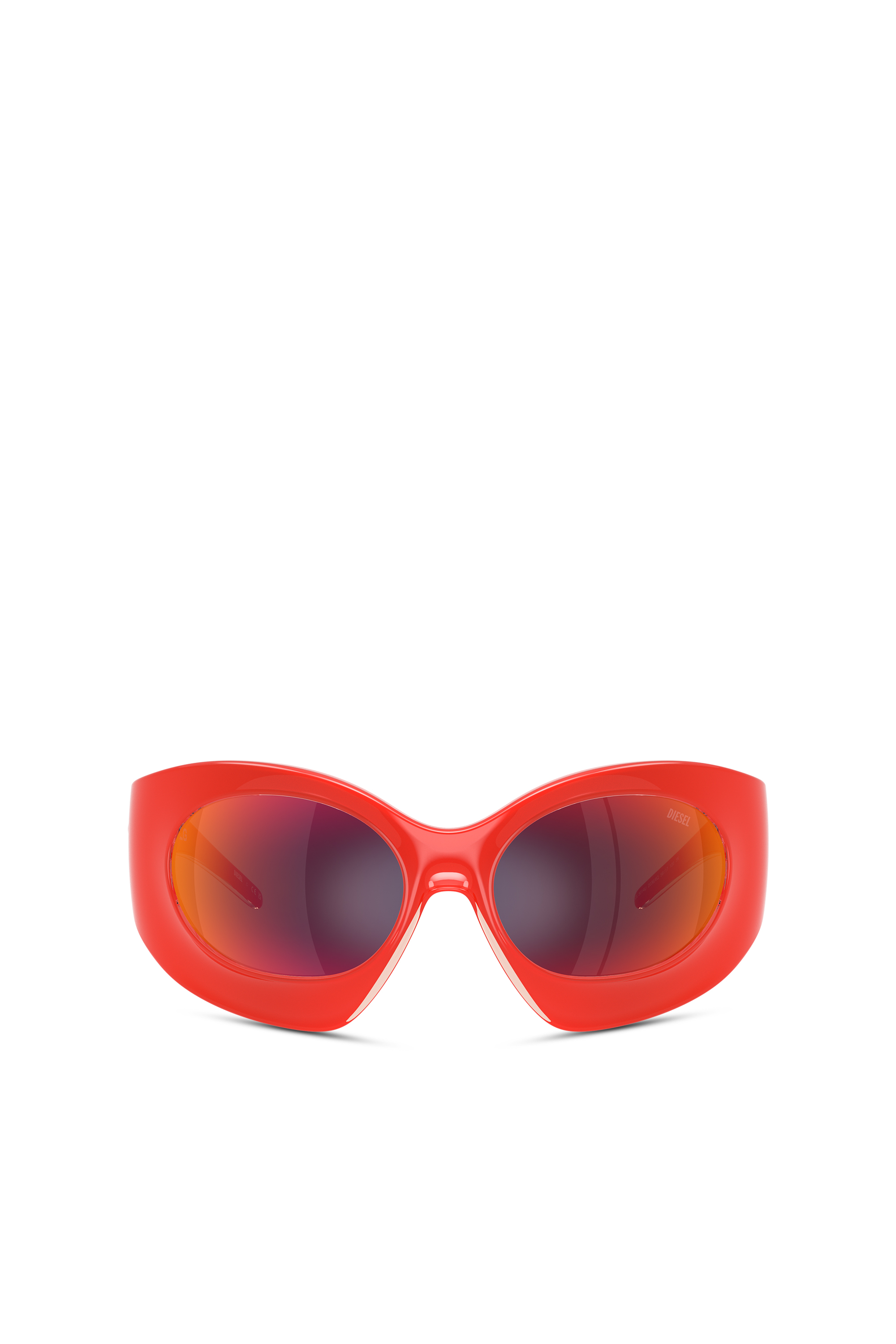 Diesel - 0DL3014U KAROLG, Unisex Sonnenbrille mit Wickelform in Orange - 2