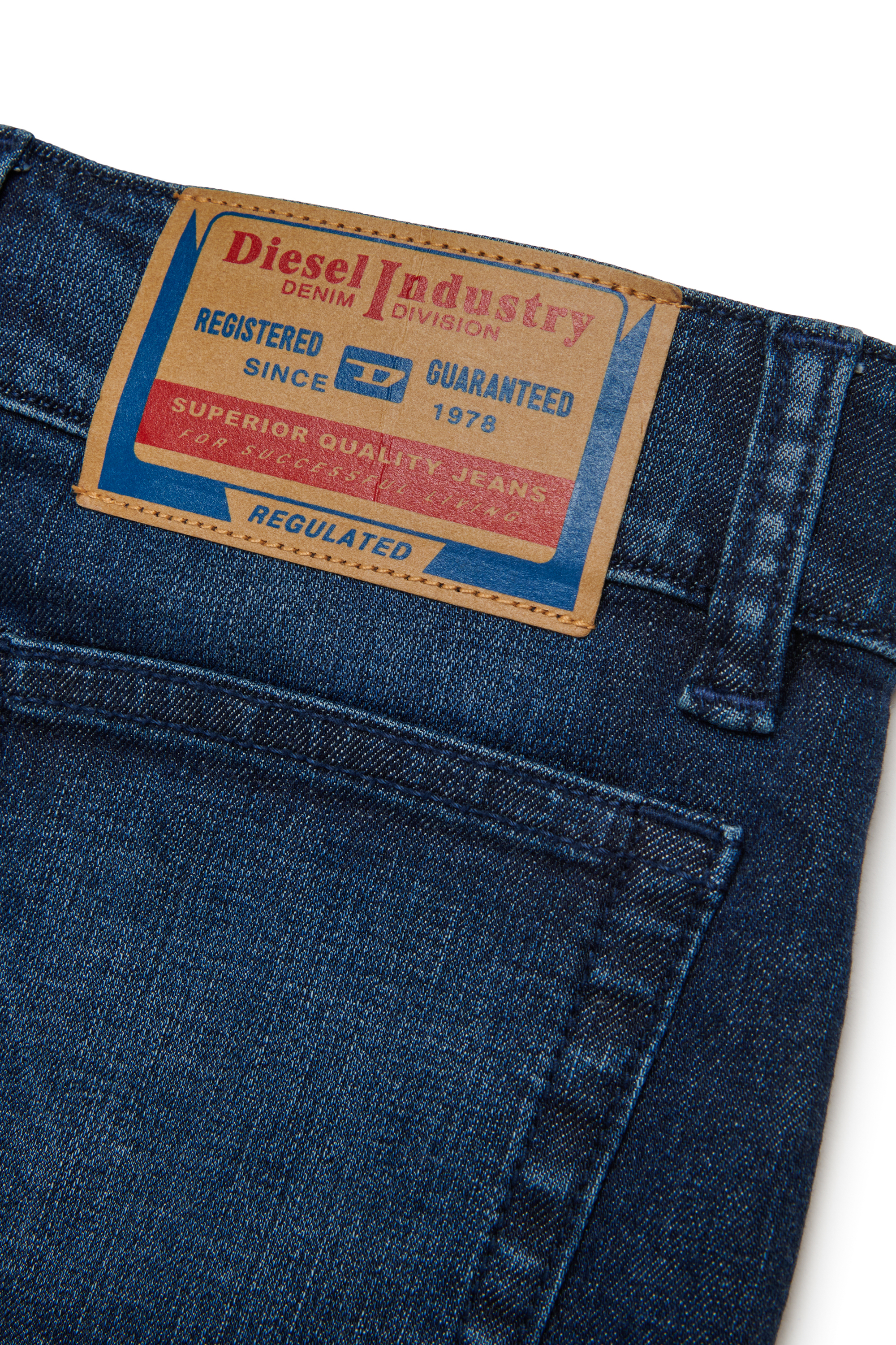 Diesel - GEKI, Woman's Cotton miniskirt with patch pockets in Dark Blue - 4