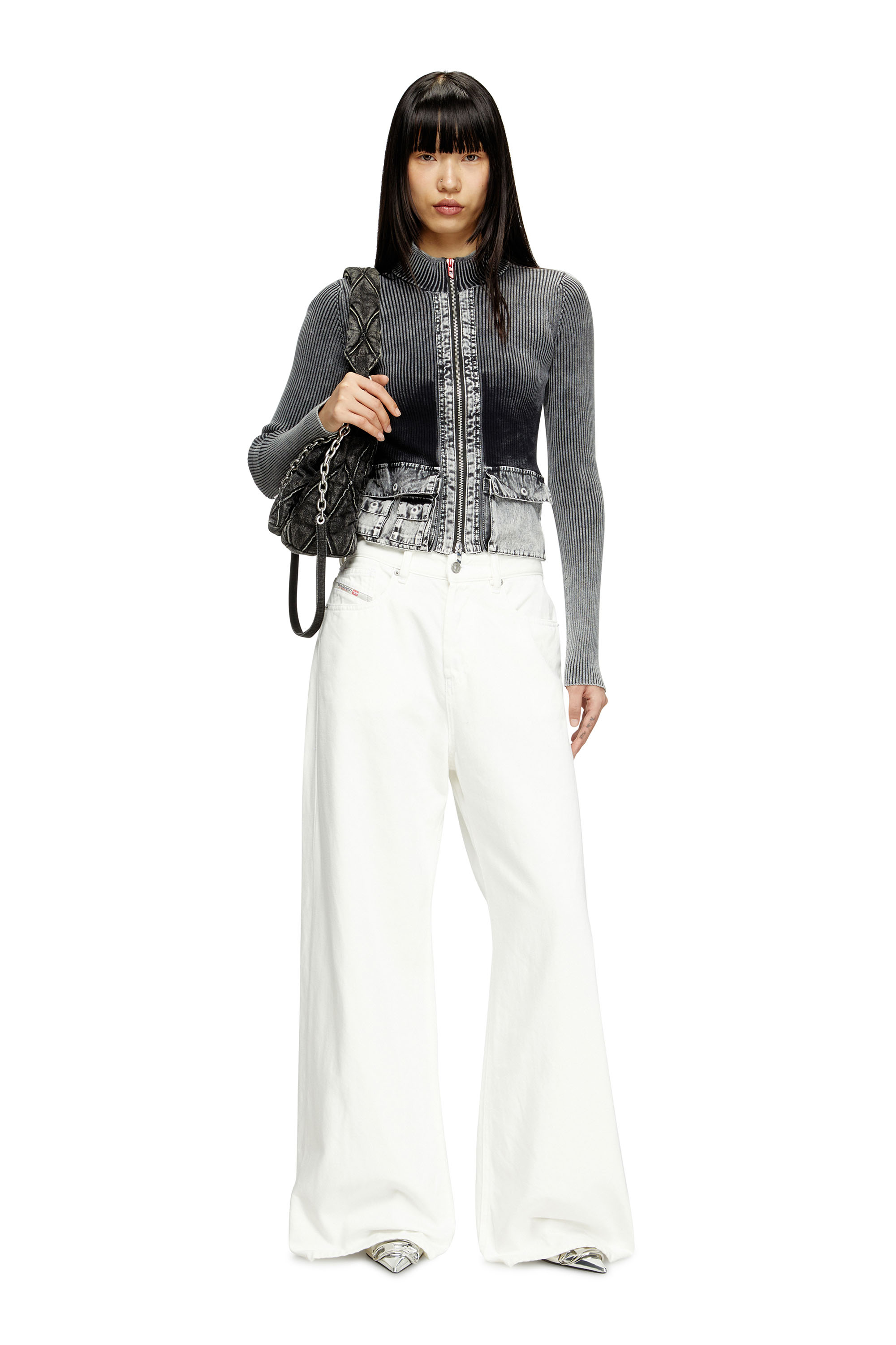 Diesel - Damen Relaxed Jeans 1996 D-Sire 09I41, Weiß - 1