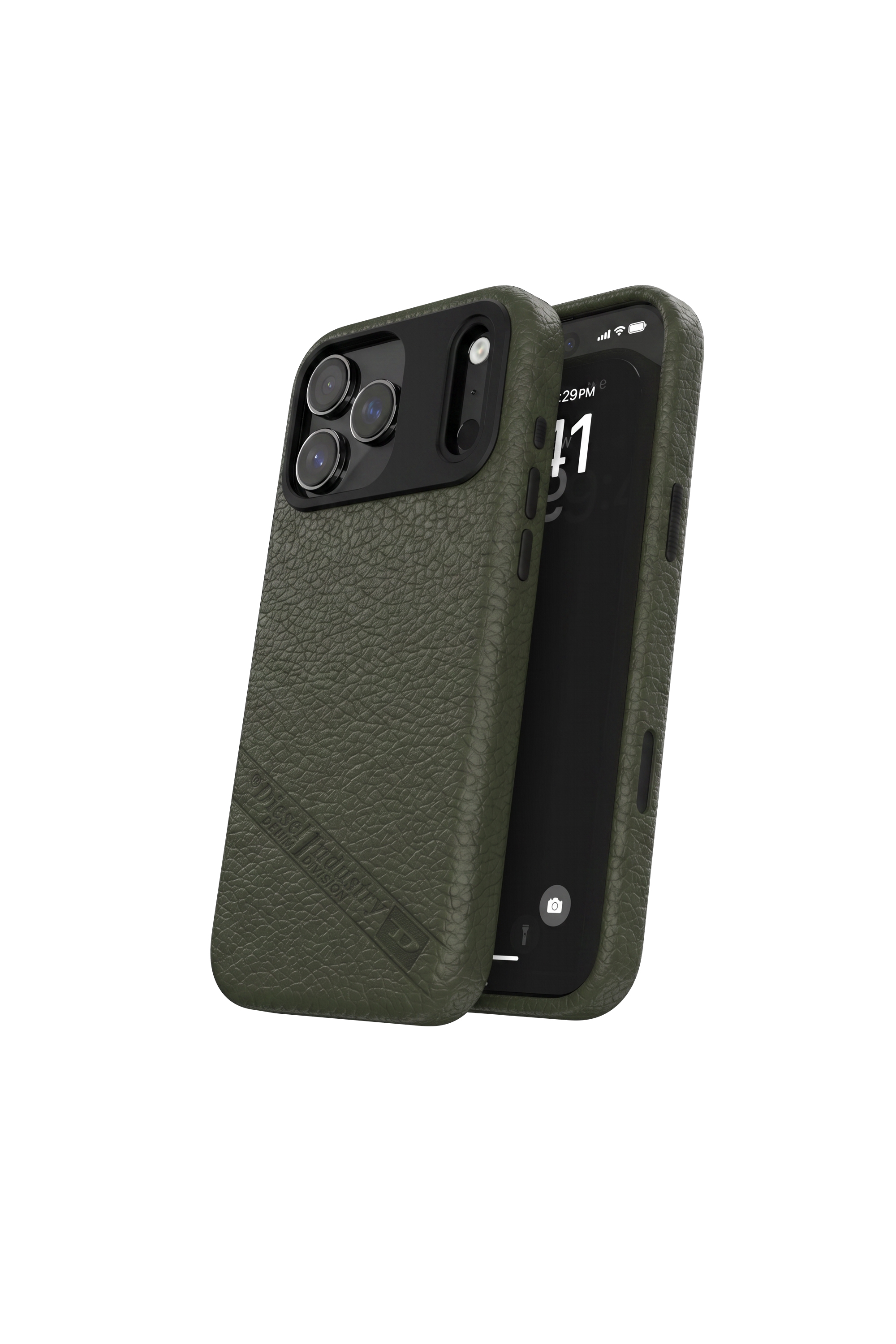 Diesel - 60648 MOULDED CASE, Unisex Flag D H&uuml;lle mit MagSafe f&uuml;r iPhone 17 Pro Max in Dunkelgr&uuml;n - 3