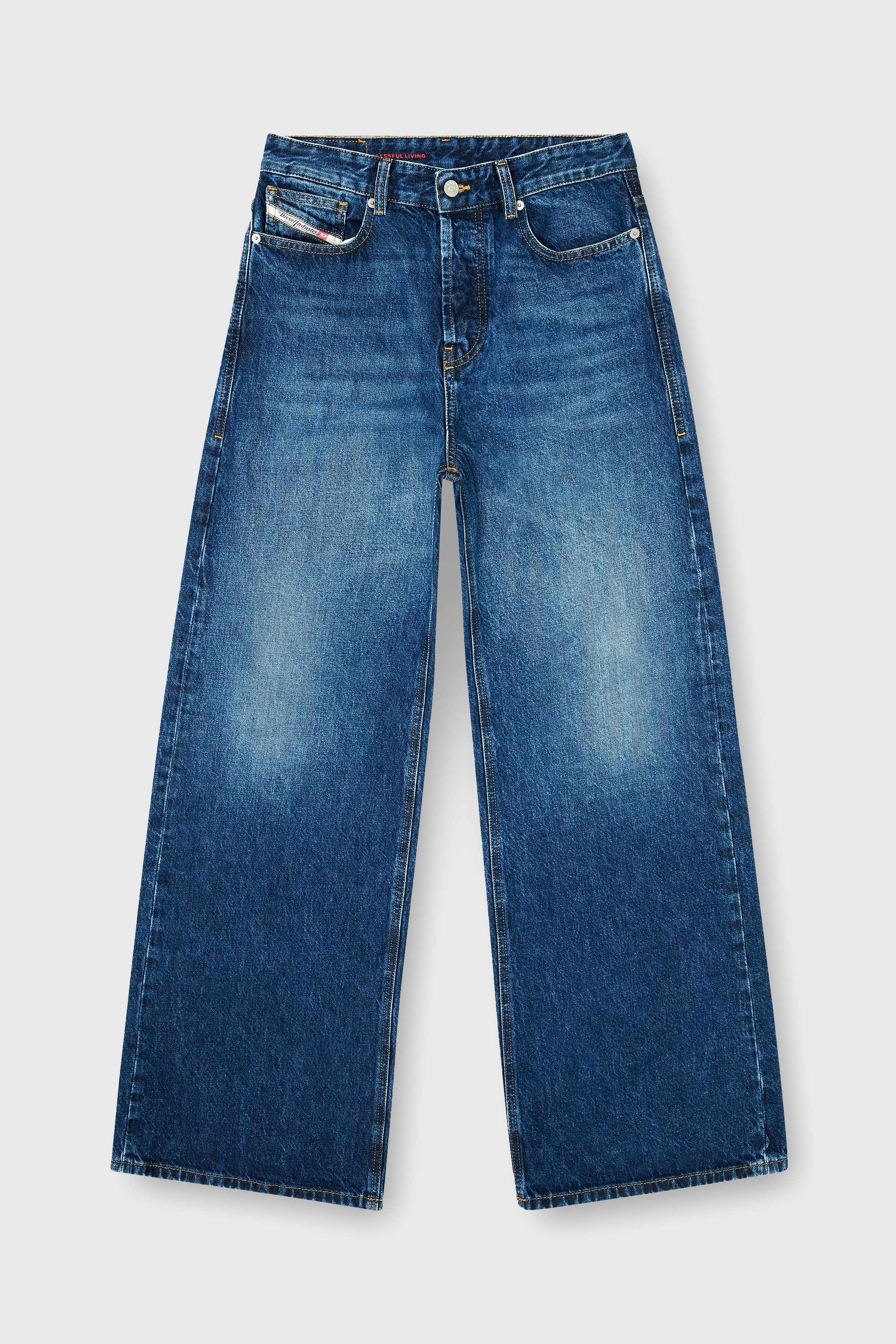 Diesel - Unisex Relaxed Jeans 1996 D-Sire 09I27, Dunkelblau - 2