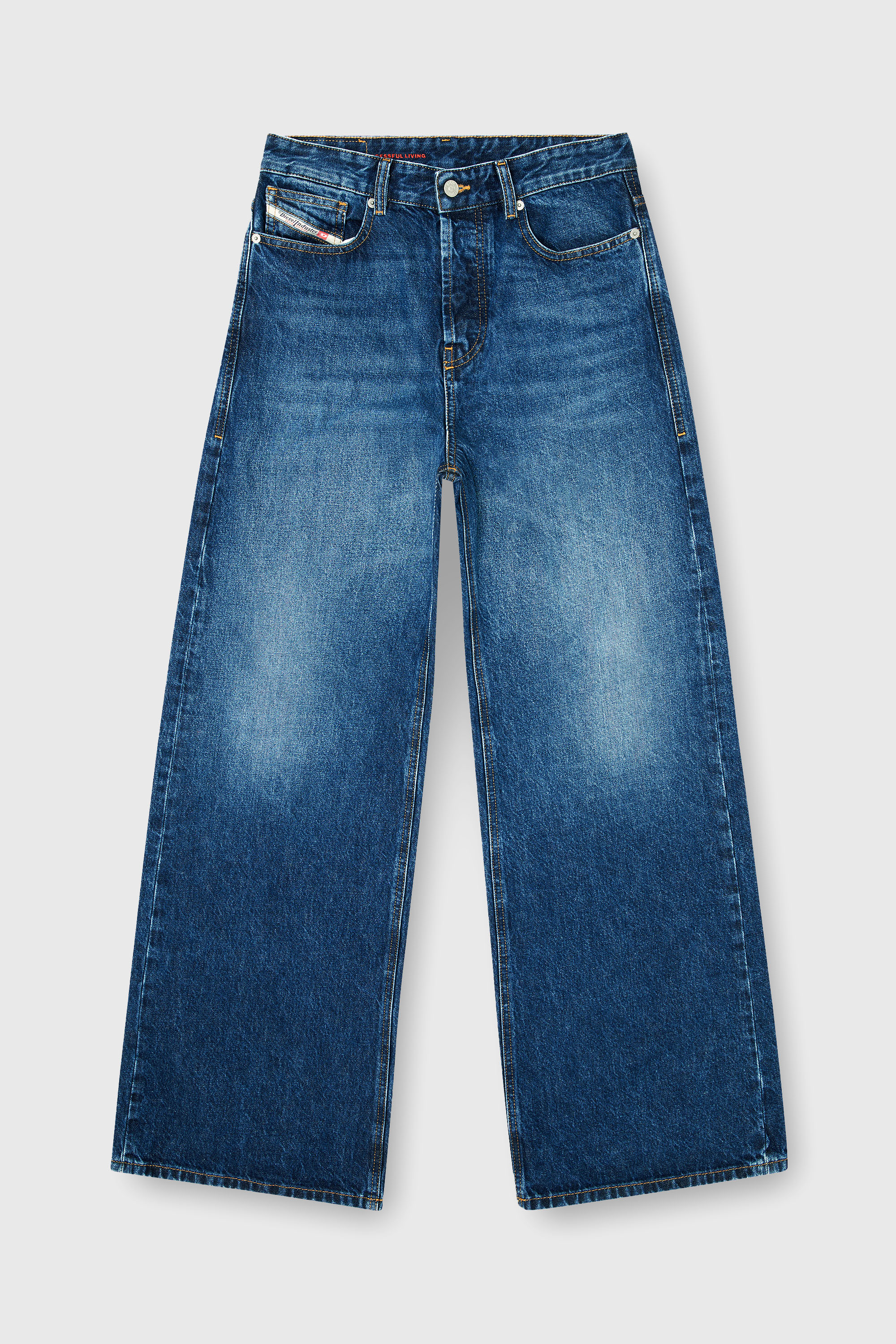 Diesel - Unisex Relaxed Jeans 1996 D-Sire 09I27, Dunkelblau - 8