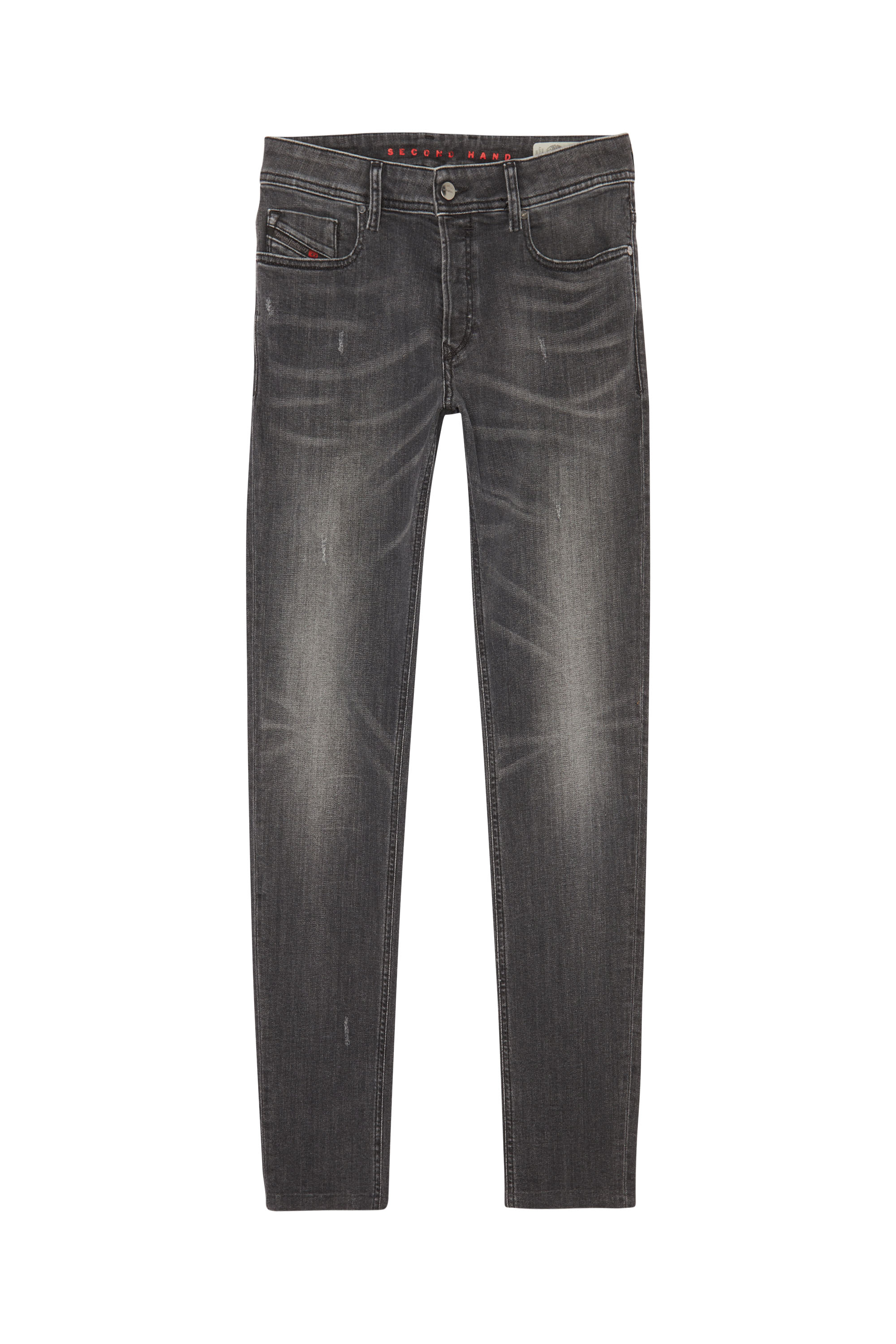 Diesel - SLEENKER, Herren Diesel Herren - Jeans Schwarz/Dunkelgrau in Schwarz/Dunkelgrau - 1