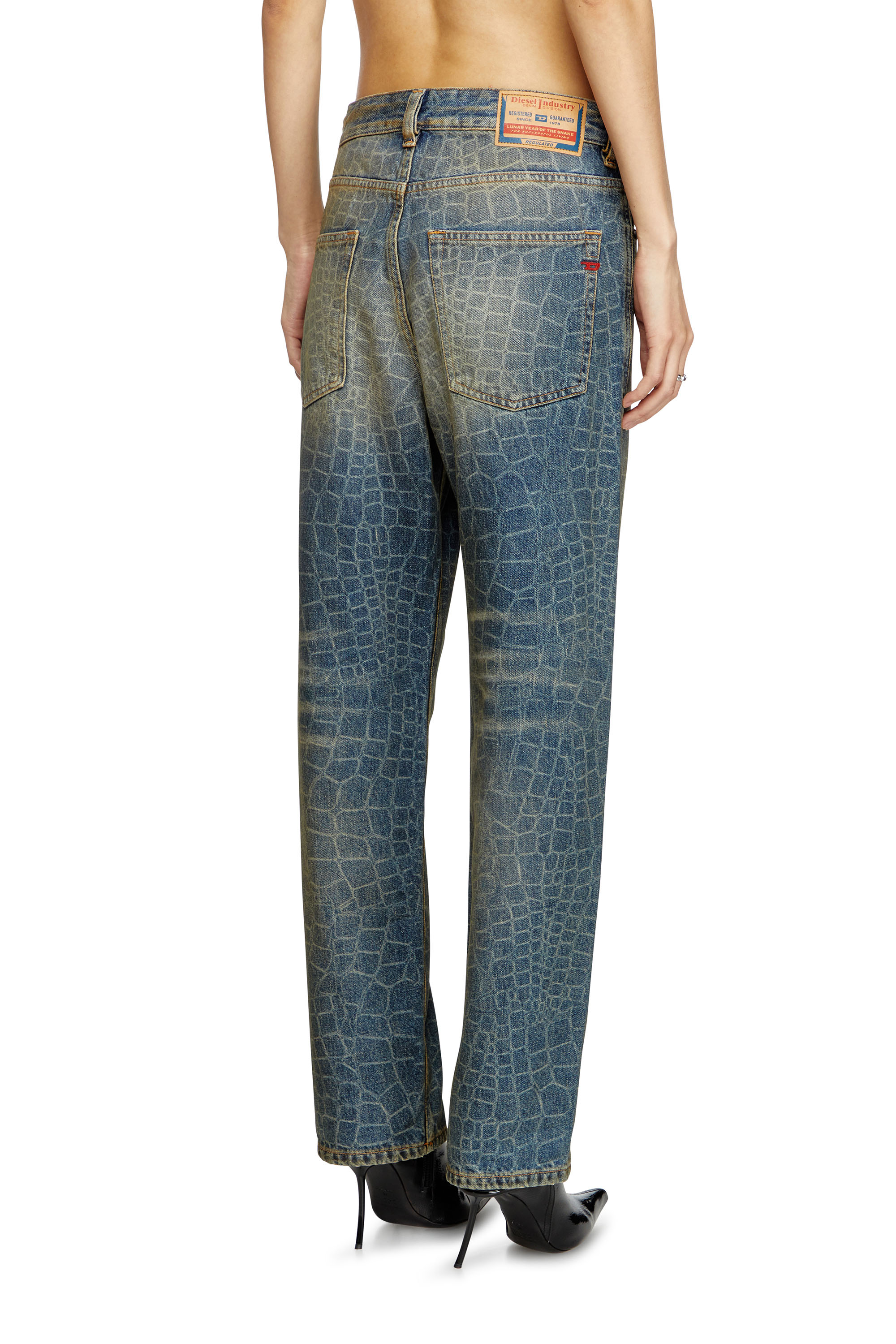 Diesel - Damen Regular Jeans 1988 D-Ark 007BU, Dunkelblau - 4