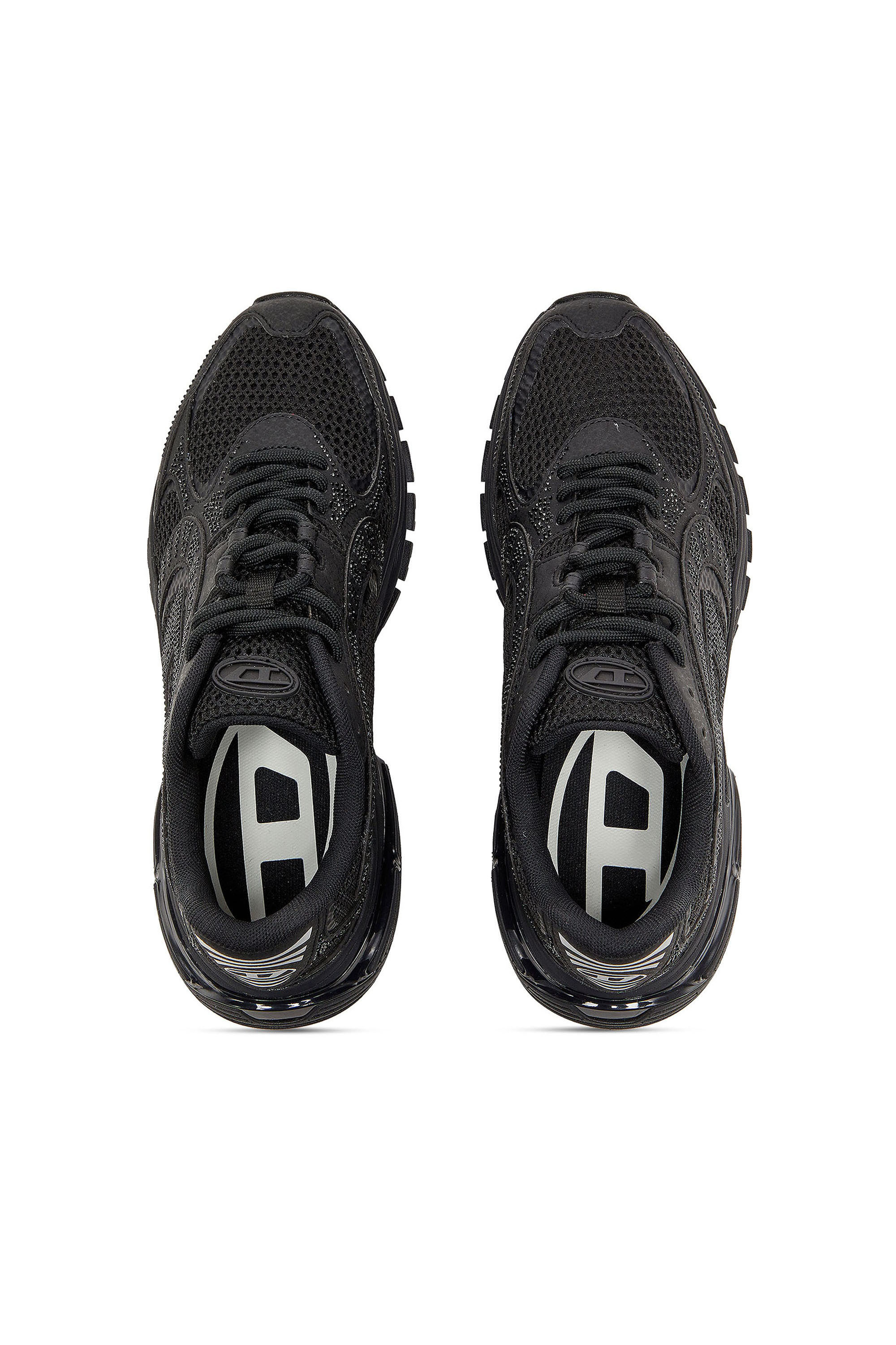 Diesel - S-PRO-V-DENSE LOW W, Damen S-Pro-V-Dense - Mesh-Sneaker mit Kristallen in Schwarz - 4