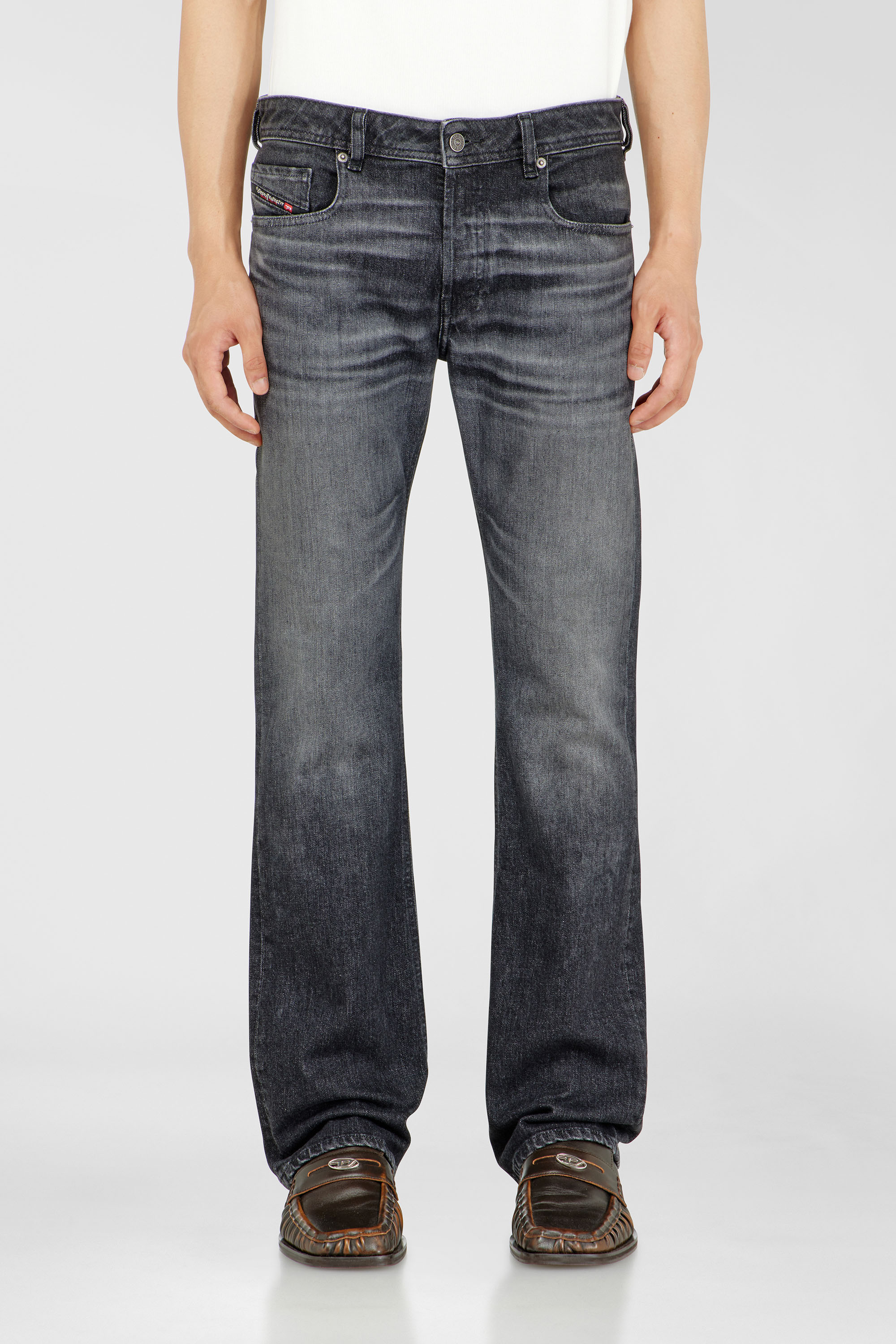 Diesel - Herren Bootcut Jeans 2007 Zatiny 09N48, Schwarz/Dunkelgrau - 4