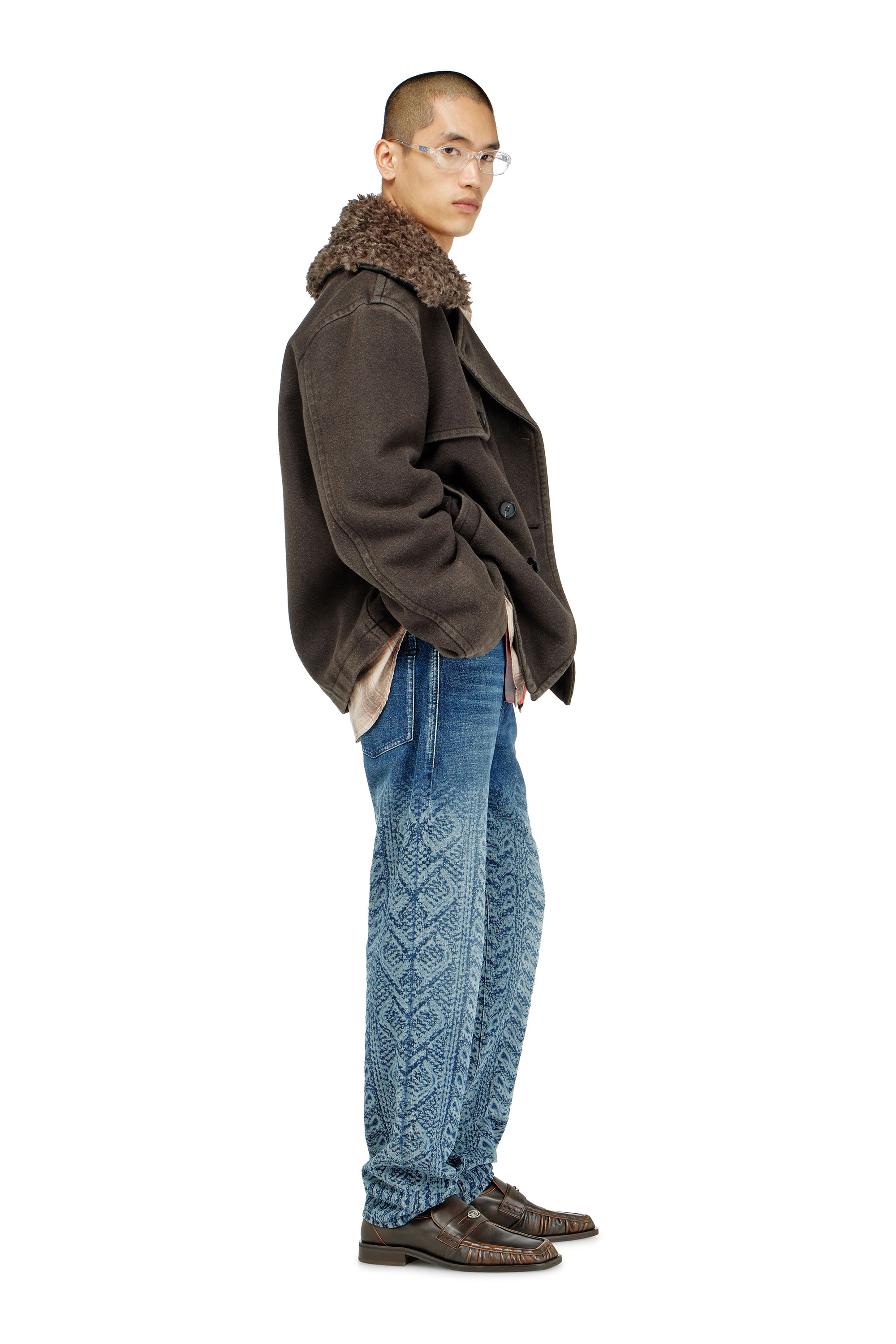 Diesel - Herren Regular Jeans 2024 D-Macs 007EV, Dunkelblau - 2