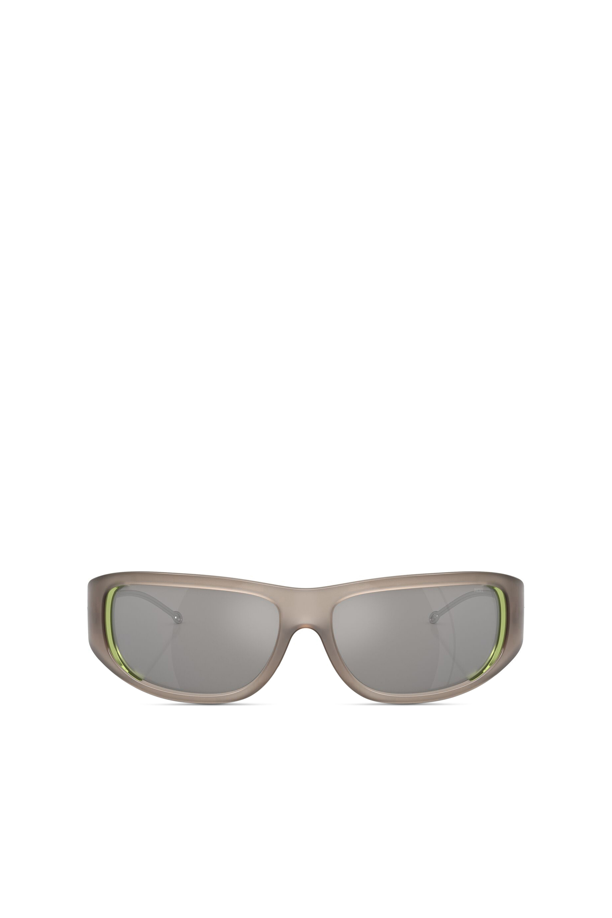 Diesel - 0DL3001 SIZE 61, Unisex Wraparound-Stil Brille in Grau - 1