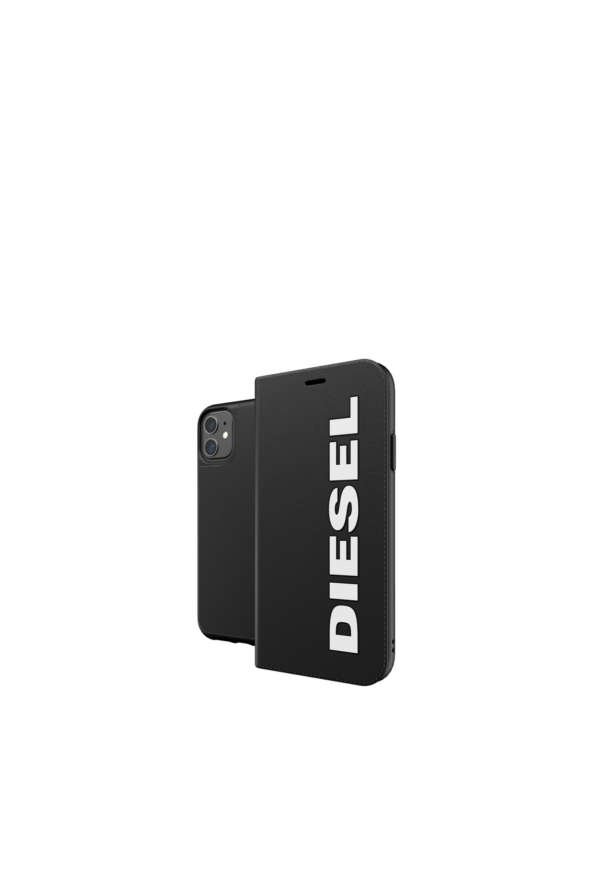 Diesel - 41973 BOOKLET CASE, Unisex Booklet Case f&uuml;r iPhone 11 in Schwarz - 1
