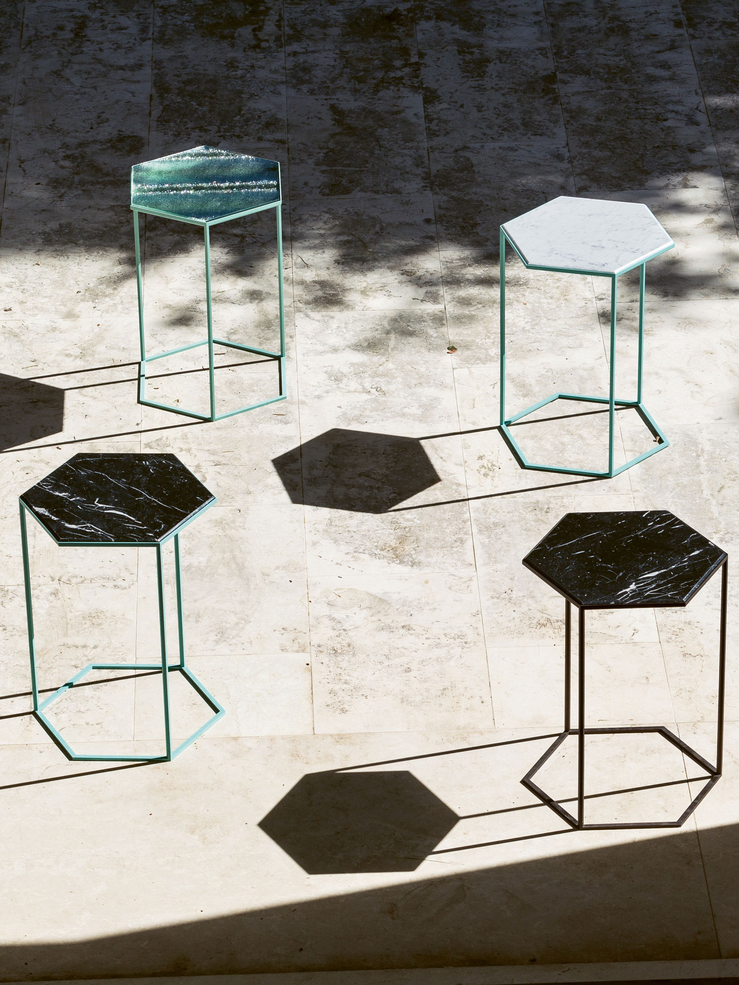 HEXXED - SIDE TABLE, - Furniture