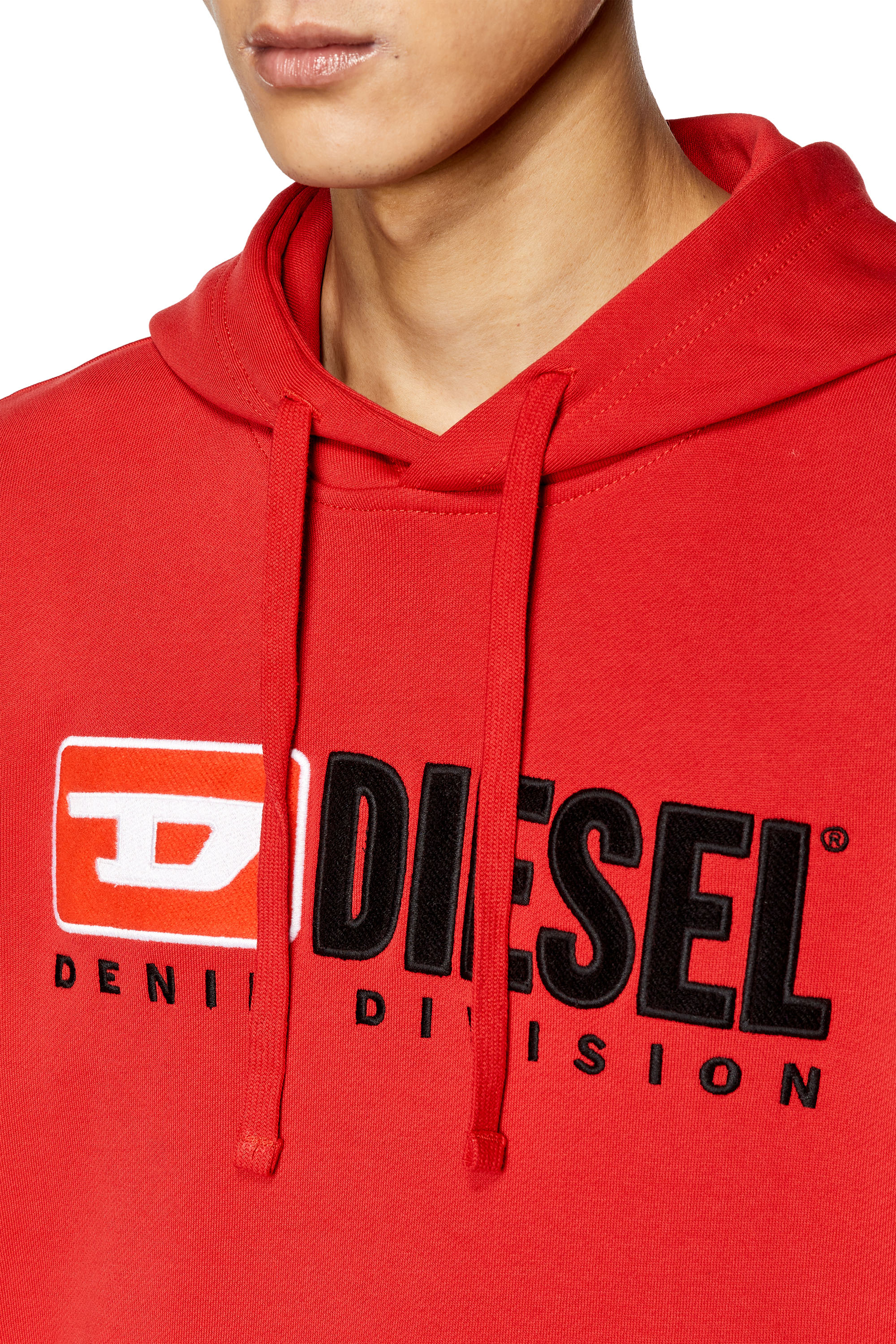 Diesel - S-GINN-HOOD-DIV, Kirschrot - Image 3