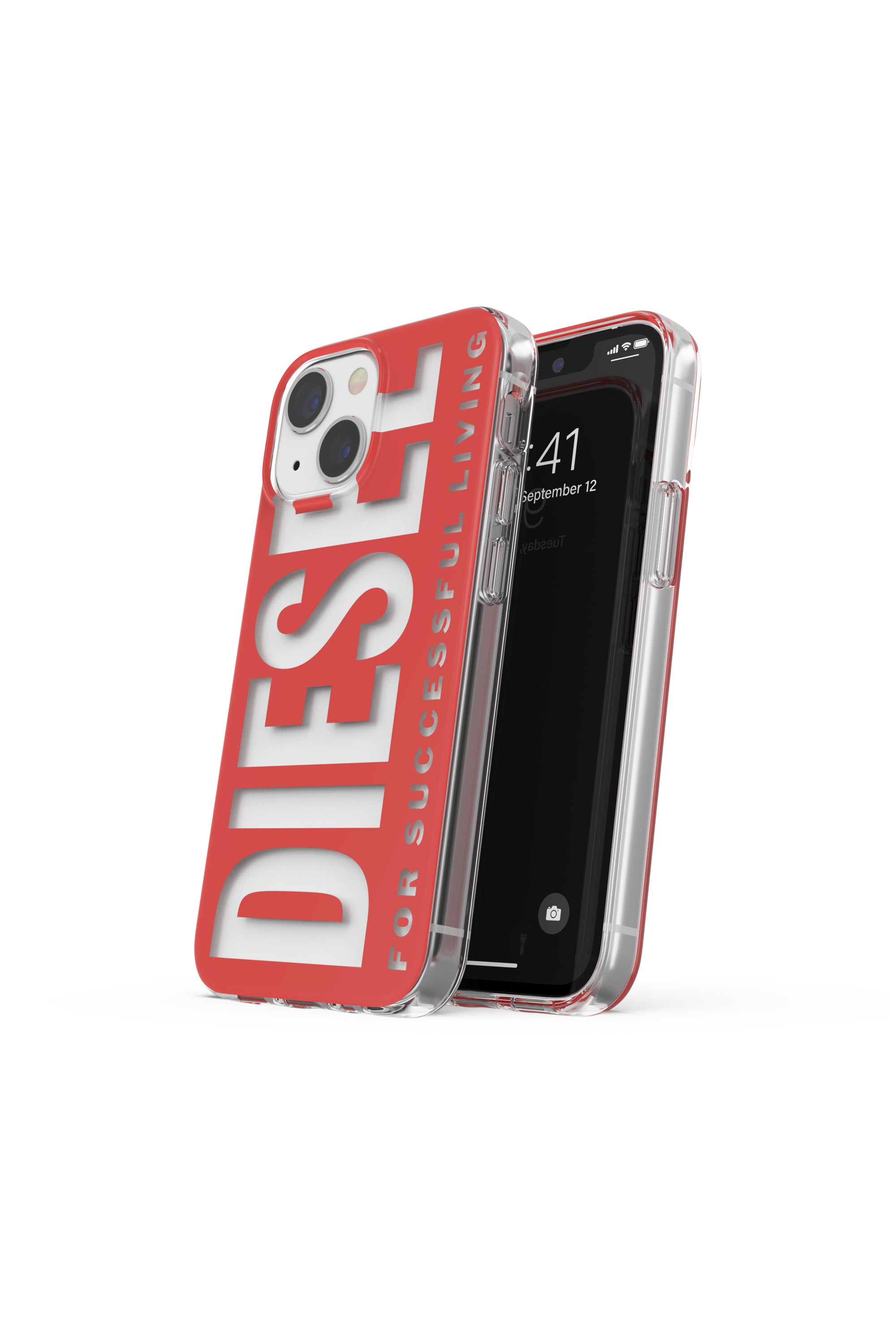 Diesel - 47201 STANDARDASE, Unisex TPU-case für iPhone 13 mini in Rot - 3