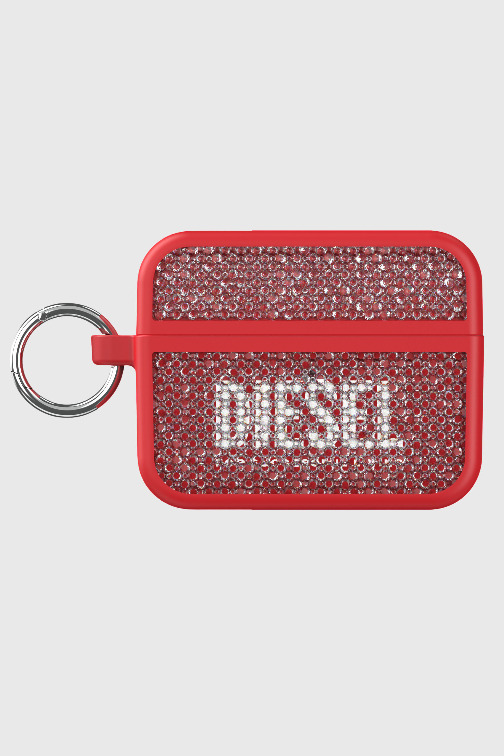 Diesel - 60196 AIRPOD CASE AIRPODS CASE, Unisex Swarovski Crystal Case for Airpods Pro / Pro 2 in Rot - 1