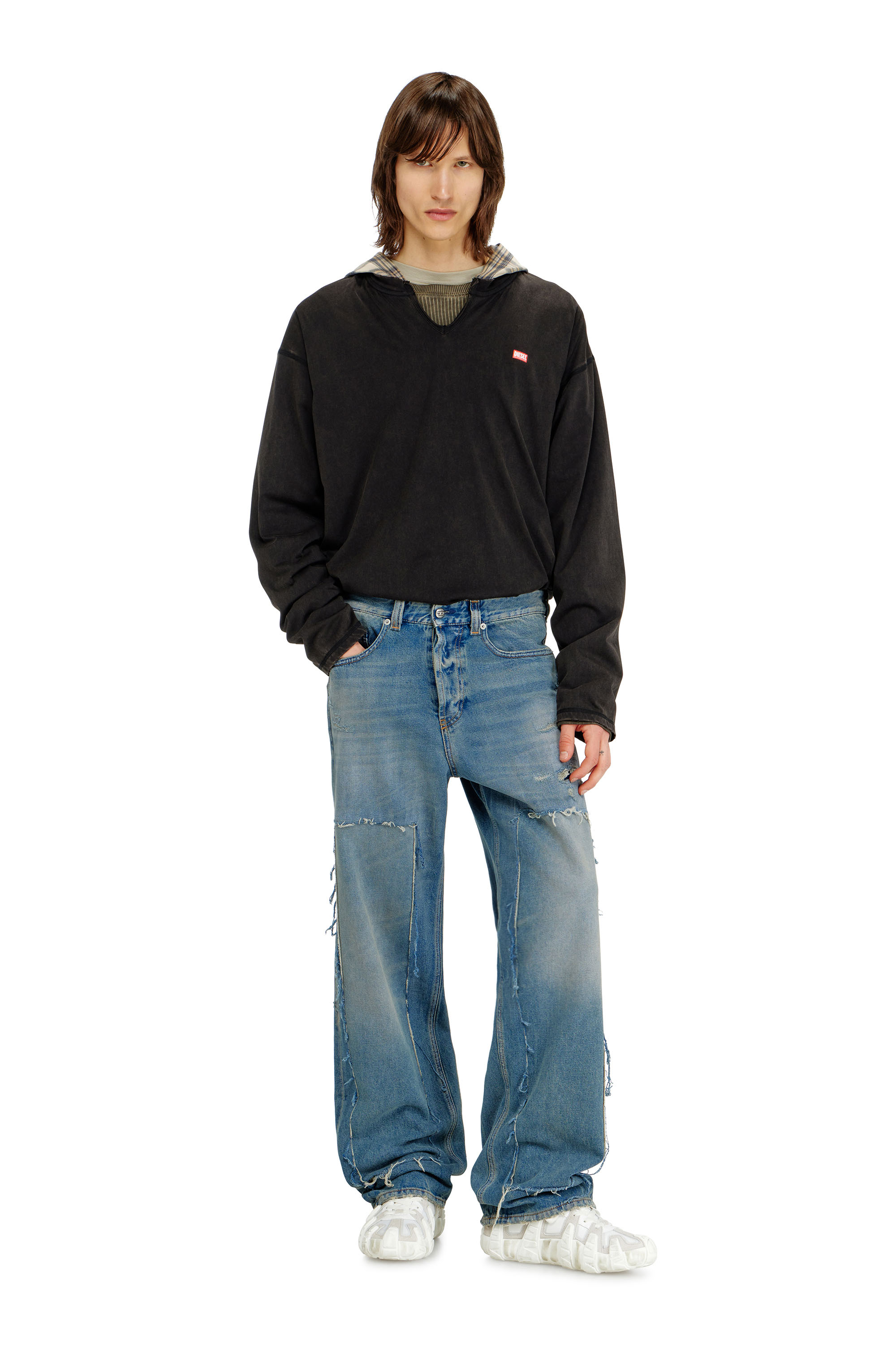 Diesel - Herren Relaxed Jeans 2001 D-Macro 09N27, Mittelblau - 2