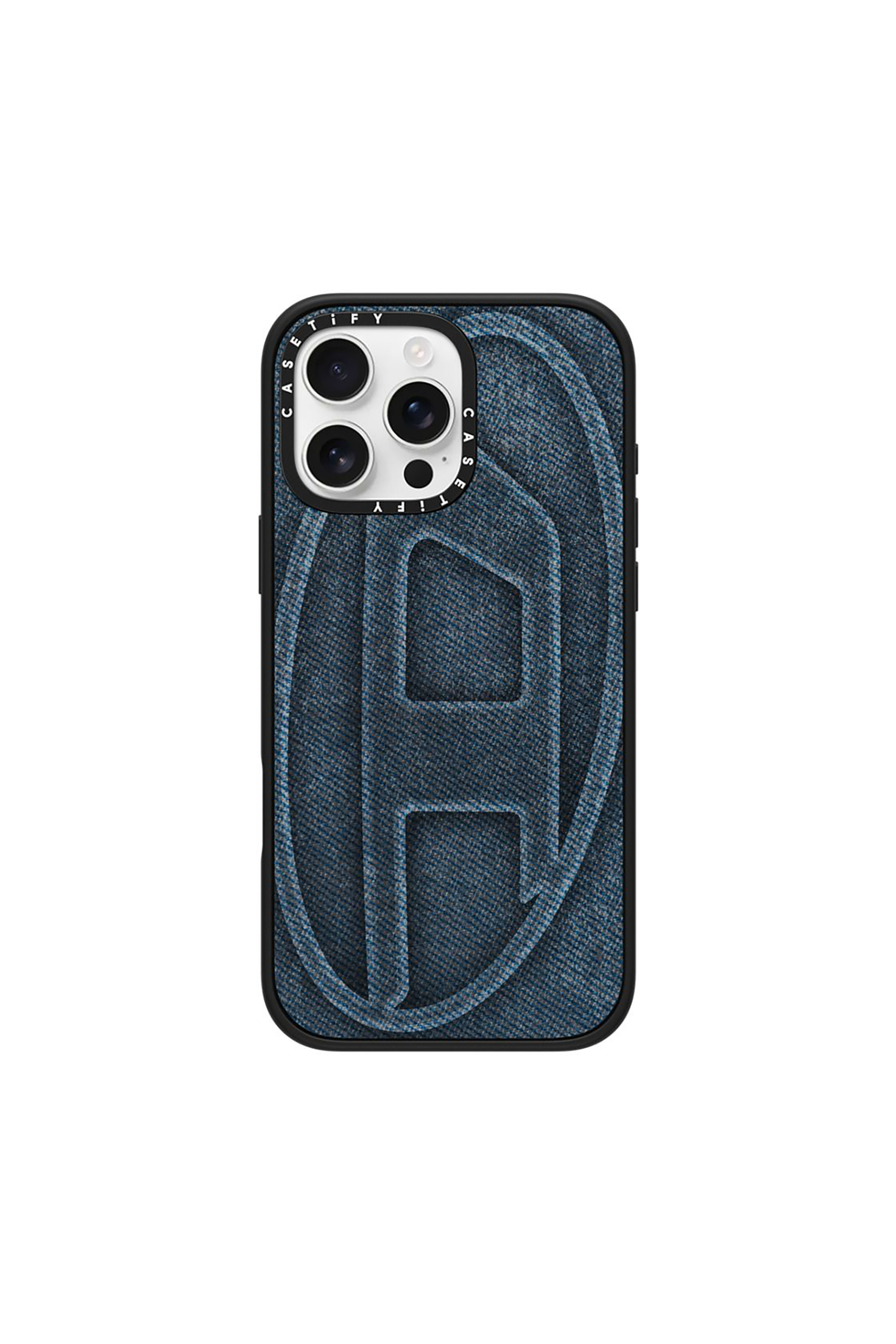 Diesel - 60582 MOULDED CASE, Unisex H&uuml;lle Oval D impact f&uuml;r iPhone 16 Pro Max in Blau - 1