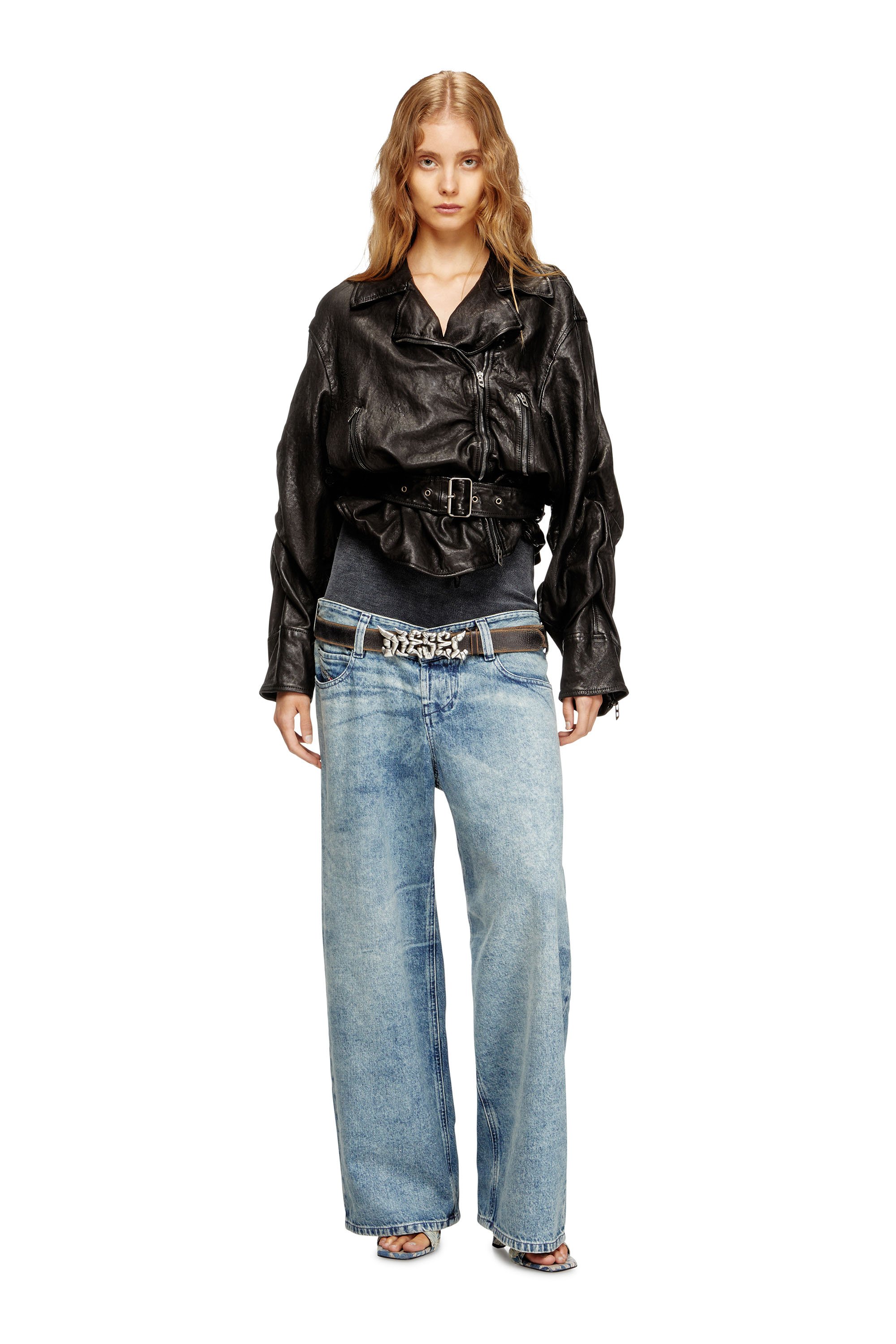 Diesel - Damen Relaxed Jeans D-Eni 09N97, Mittelblau - 2