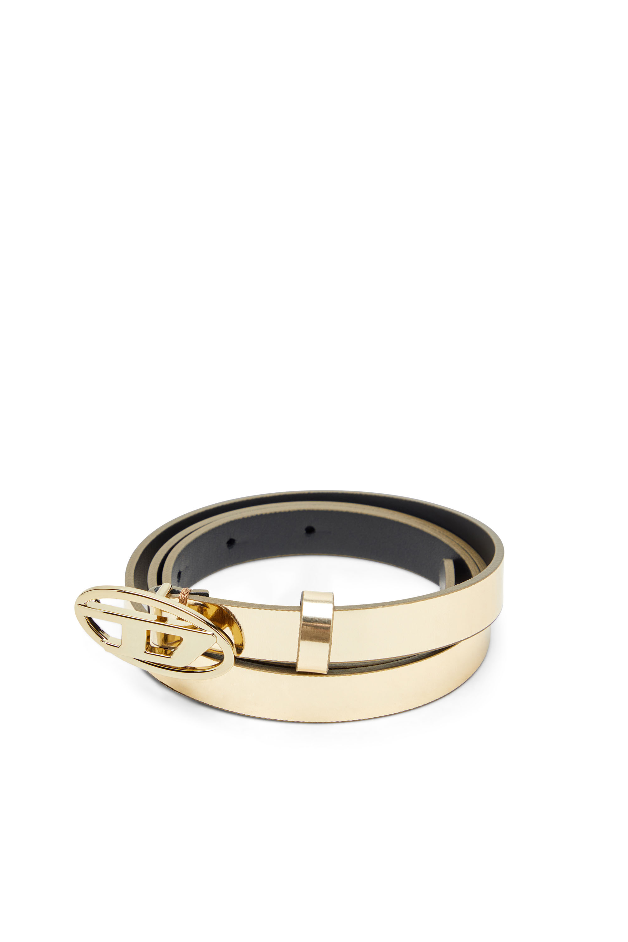 Diesel - B-1DR 15, Damen 1,5 cm breiter Gürtel mit verspiegeltem Metallic-Finish in null - 3