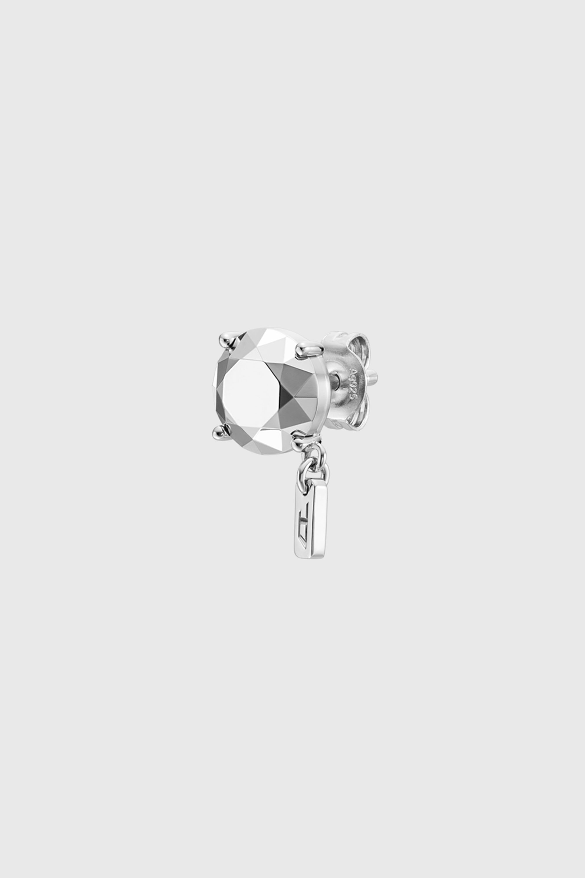 Ohrstecker aus Sterlingsilber mit Diamantschliff